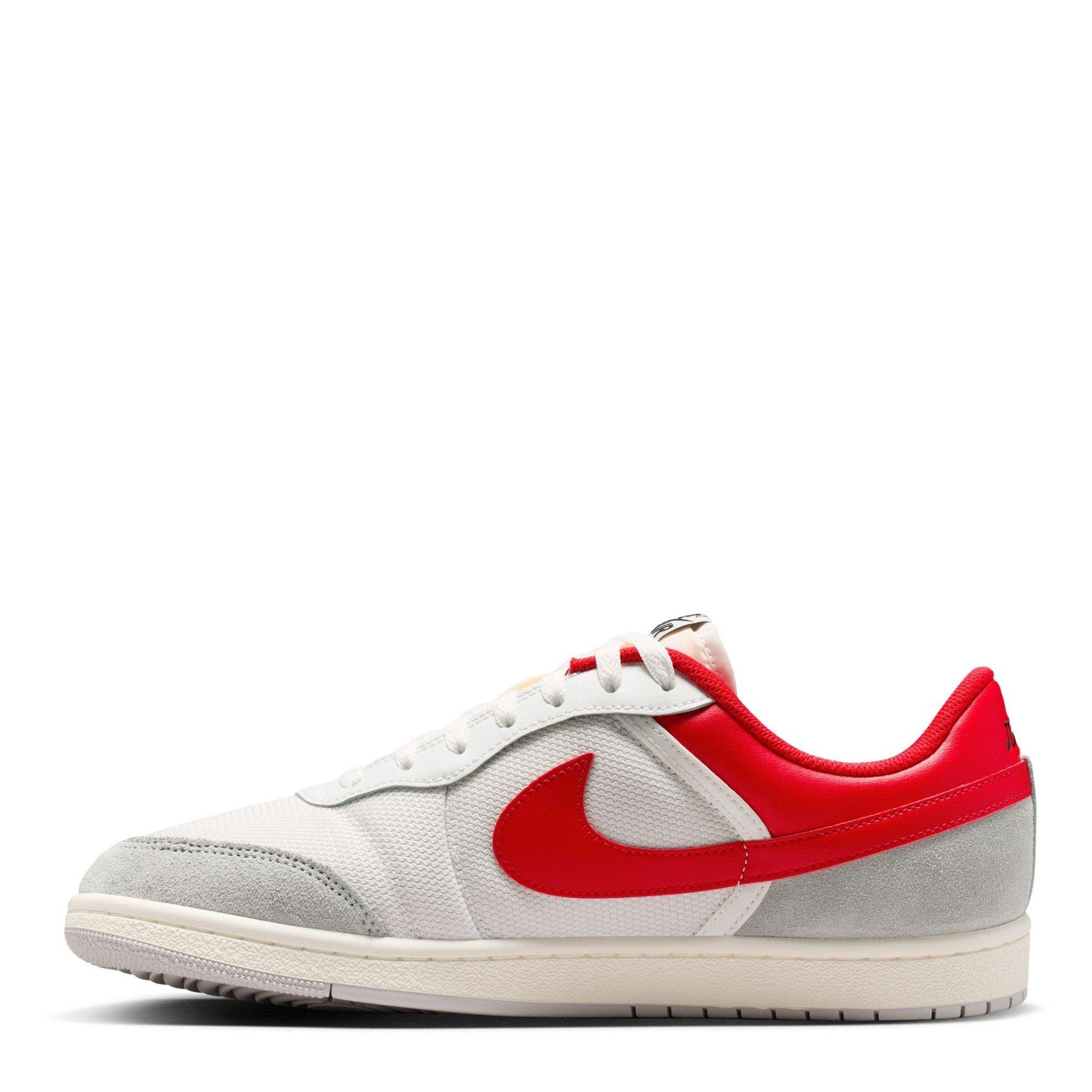 Wht/Blk/Red - Air Jordan - Men's Low-Top Trainers - 2