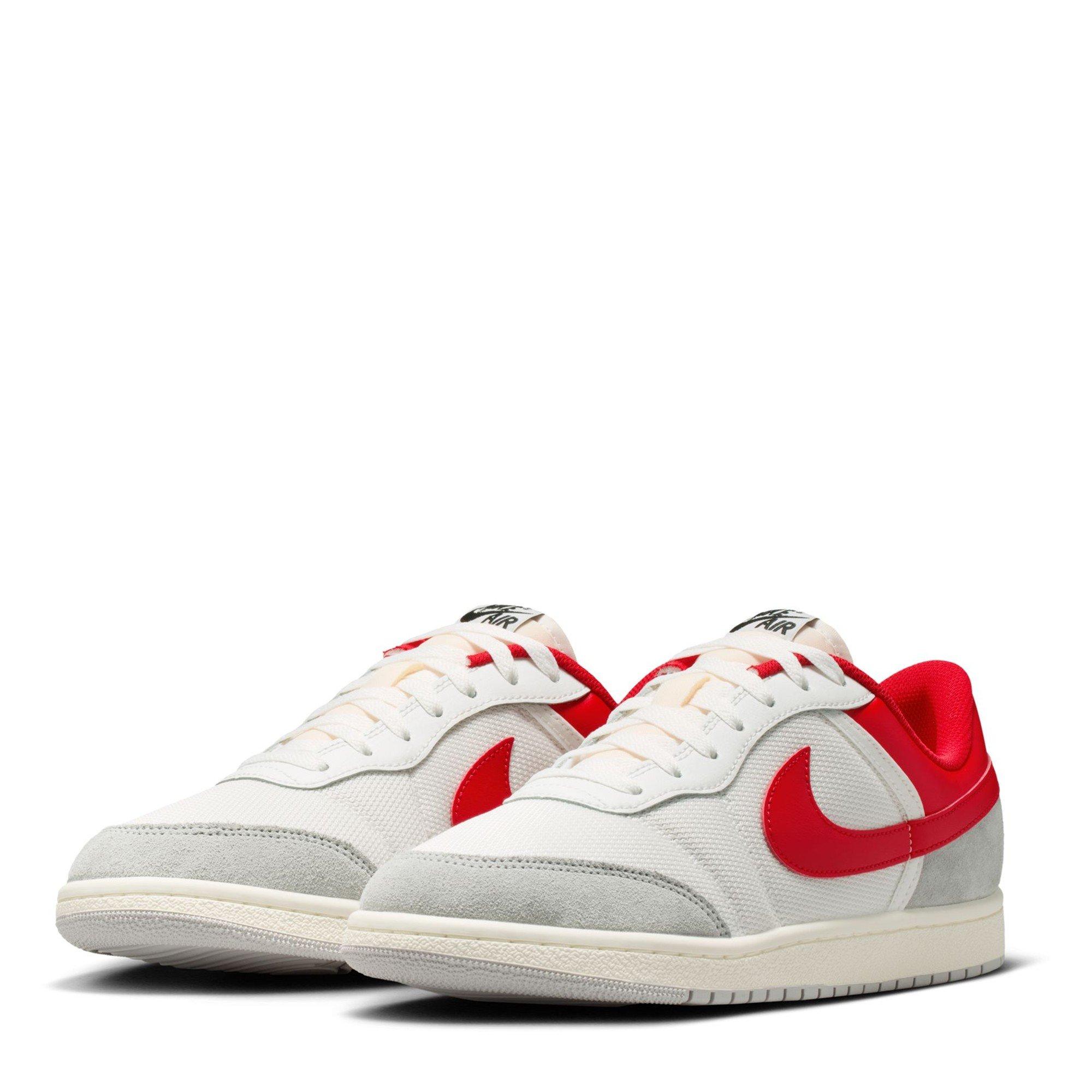 Wht/Blk/Red - Air Jordan - Men's Low-Top Trainers - 3