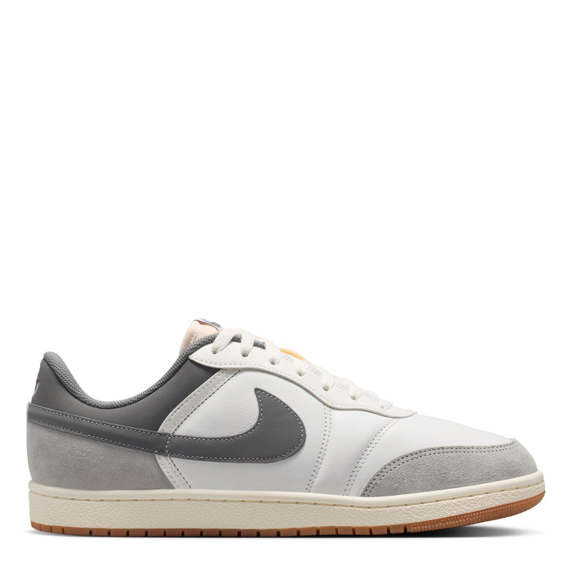 Air Jordan Men's Low-Top Trainers - White/Grey - 7 (41)