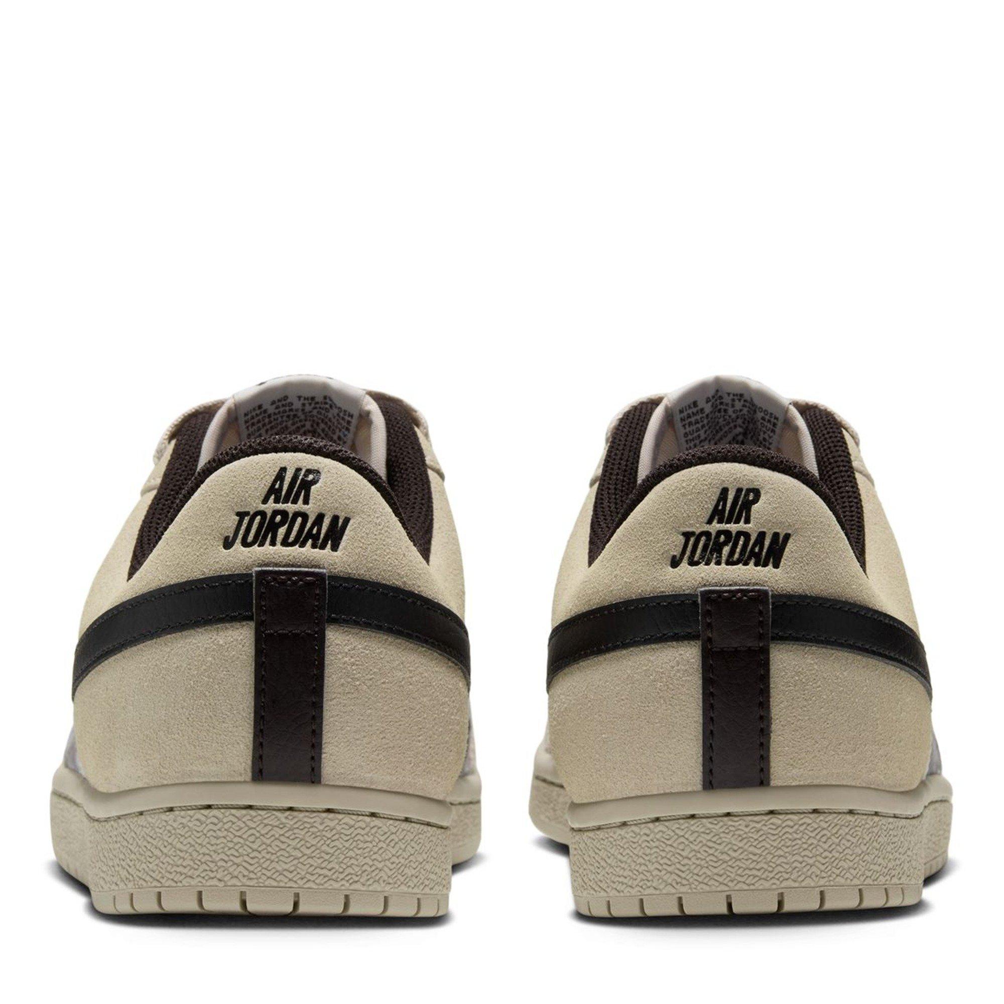 Cream/Brown - Air Jordan - Men's Low-Top Trainers - 4