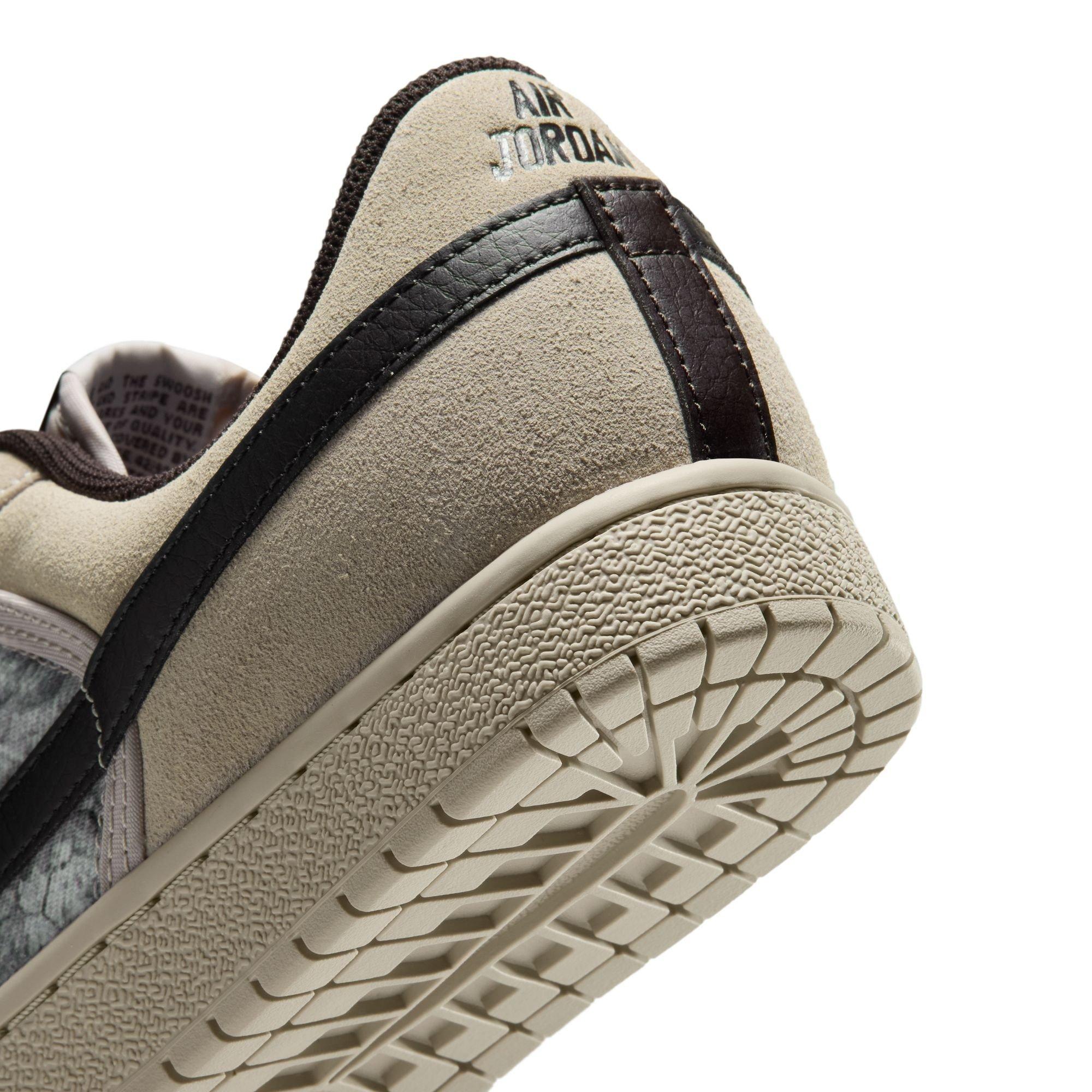 Cream/Brown - Air Jordan - Men's Low-Top Trainers - 8