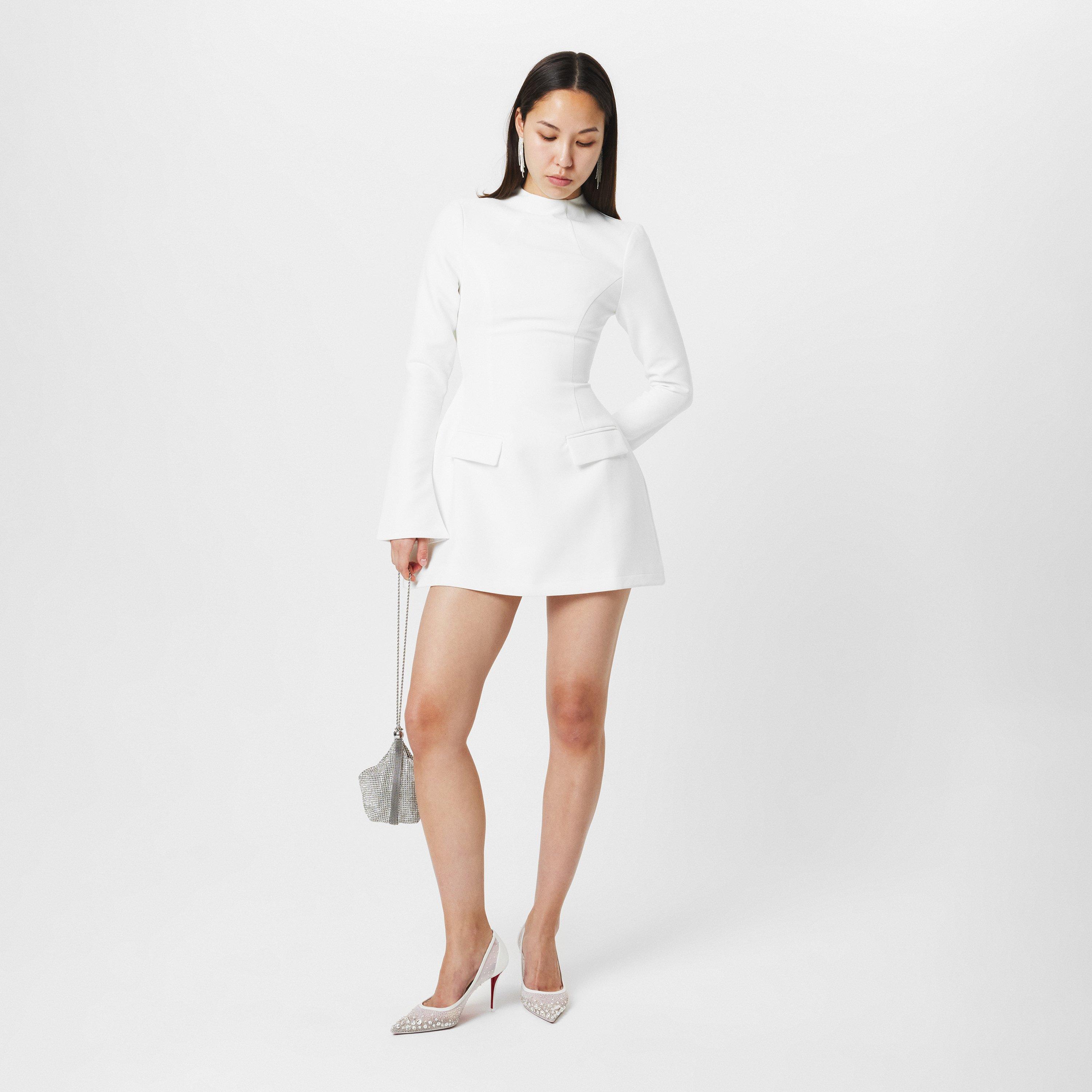 Ivory Snow - Christian Louboutin - Miss Z Sparkling 80mm Pumps - 6