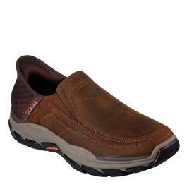 Skechers Moc Toe Leather Slip-Ins Slip On Trainers Mens