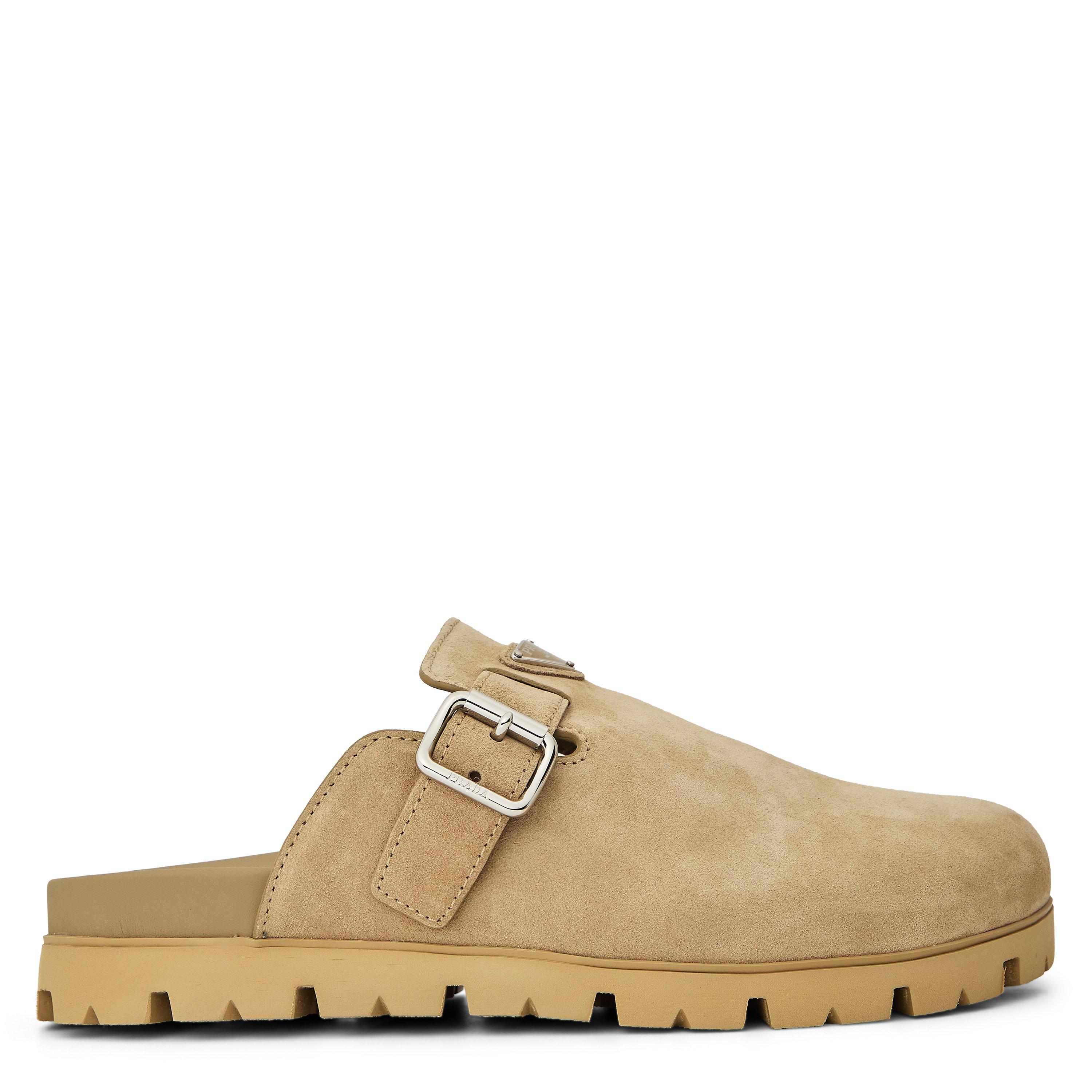 Desert - Prada - Men's Sabot Mule Flat Mules - 1