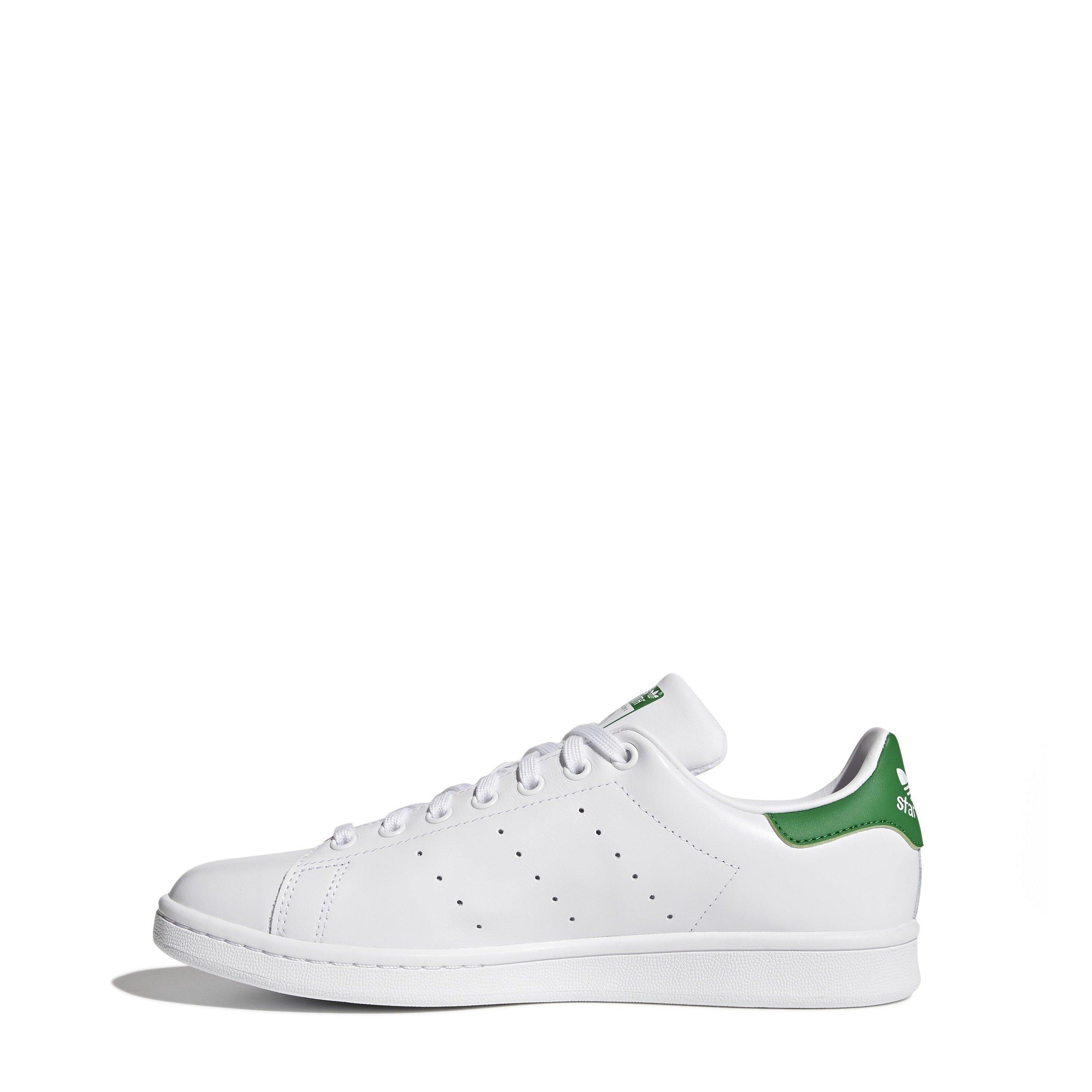 Wht/Grn - adidas Originals - Stan Smith Trainers - 2