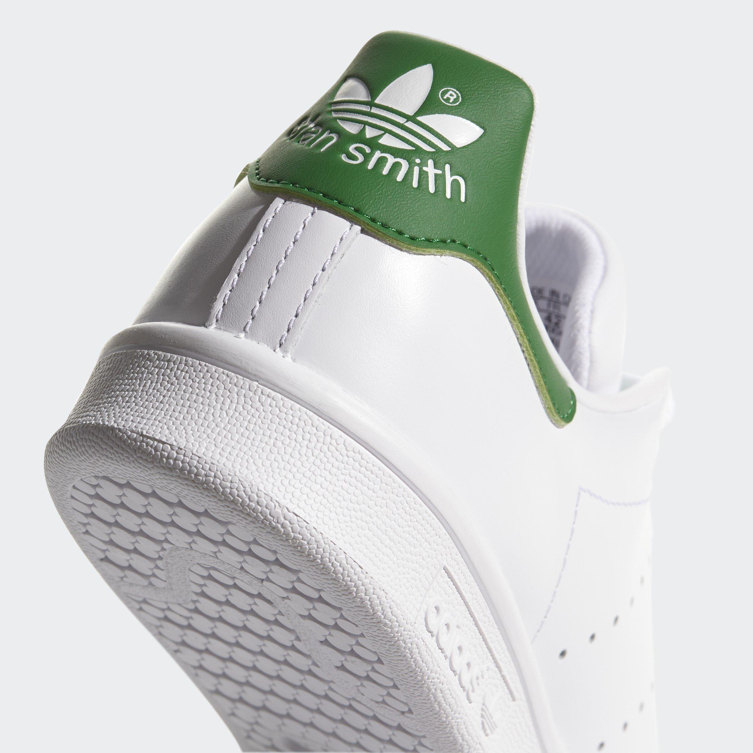 Wht/Grn - adidas Originals - Stan Smith Trainers - 11