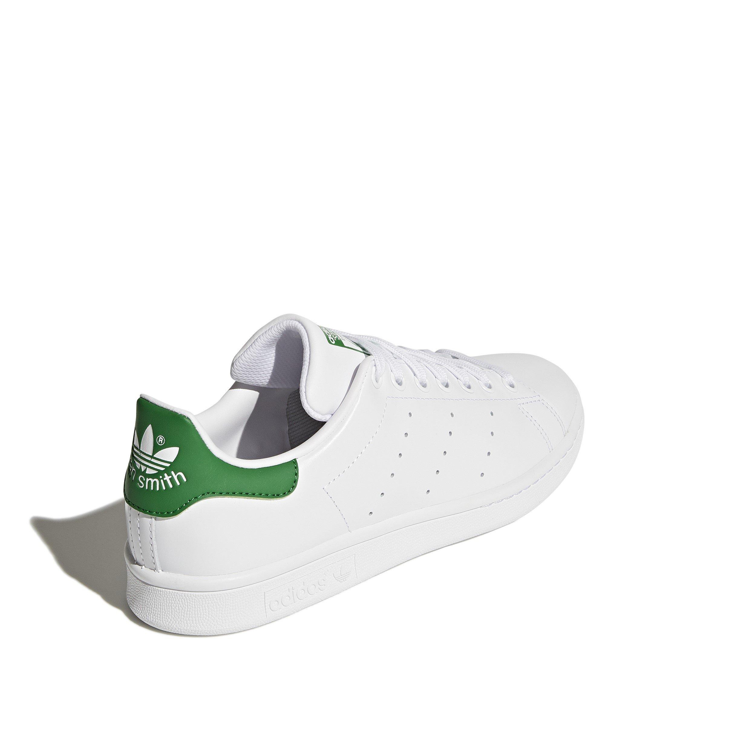 Wht/Grn - adidas Originals - Stan Smith Trainers - 4