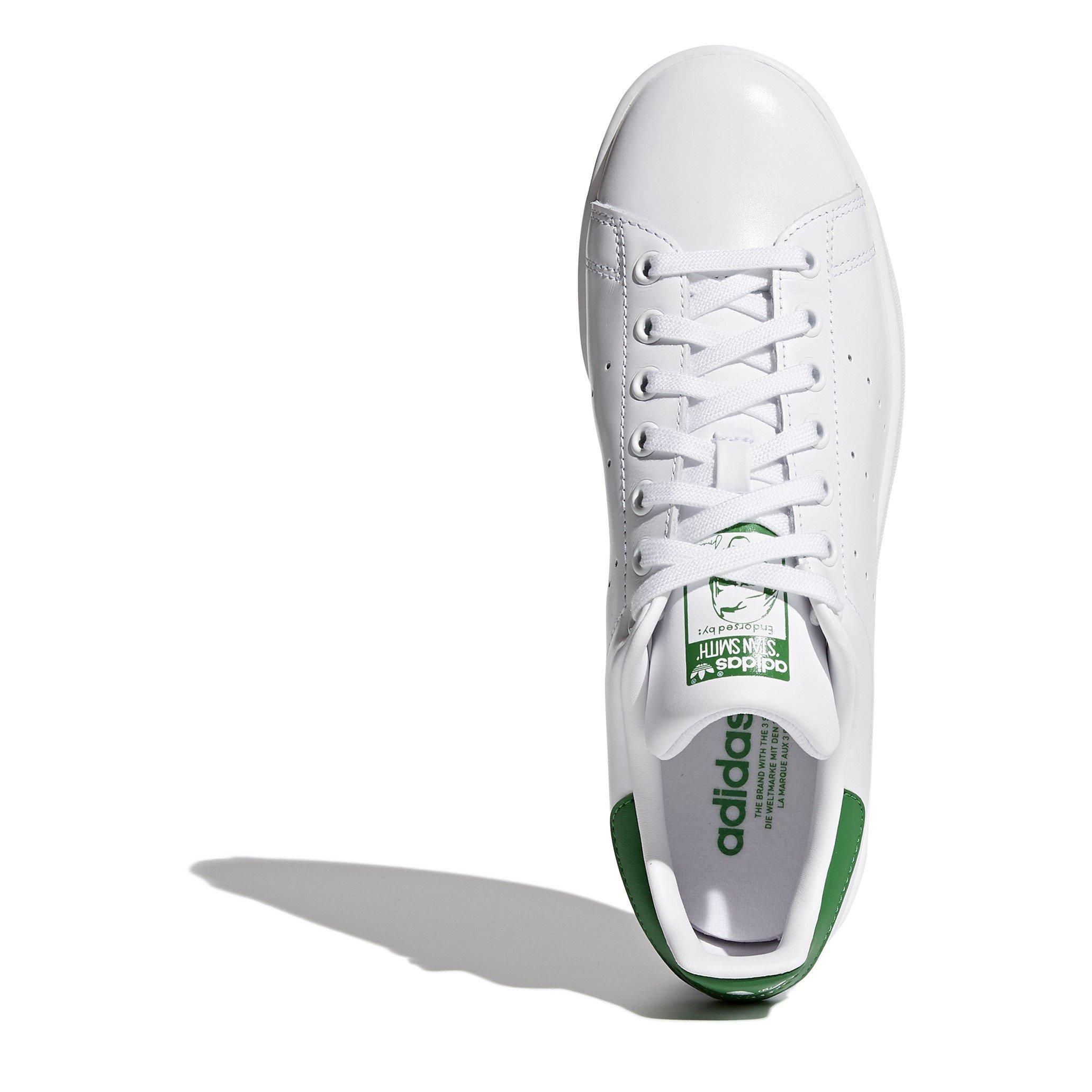 Wht/Grn - adidas Originals - Stan Smith Trainers - 5