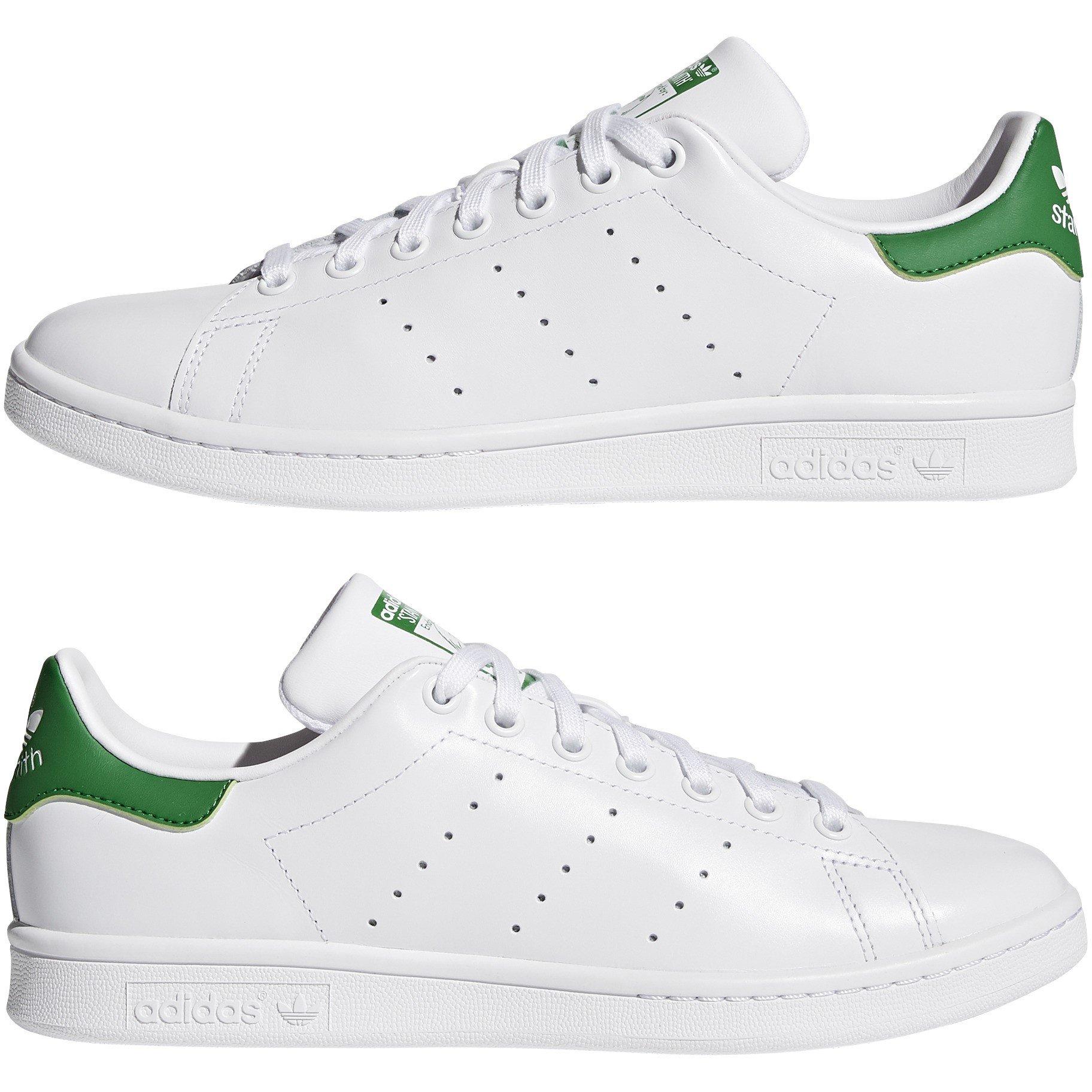 Wht/Grn - adidas Originals - Stan Smith Trainers - 10