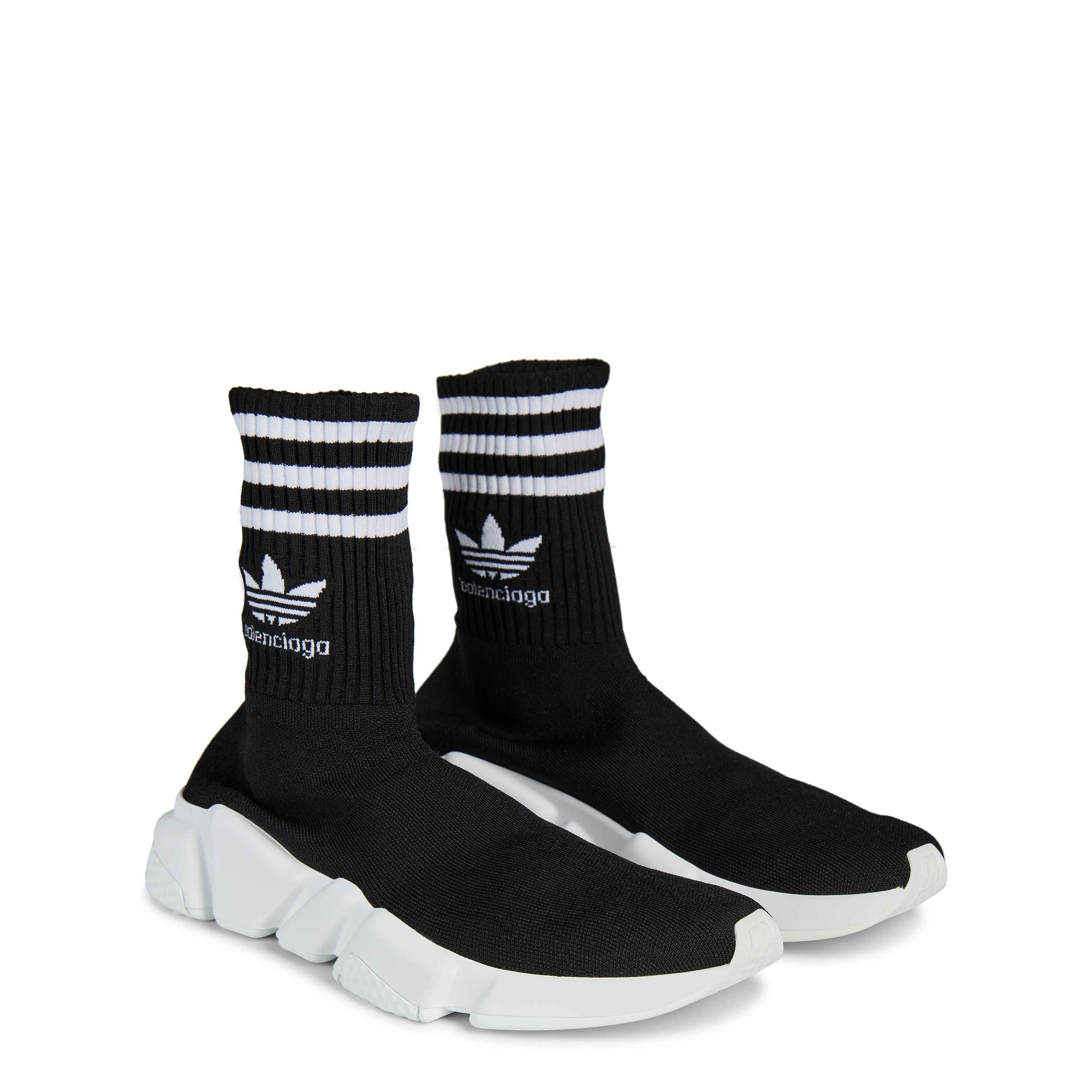 Black/White - Balenciaga - X adidas Sock Trainers - 3