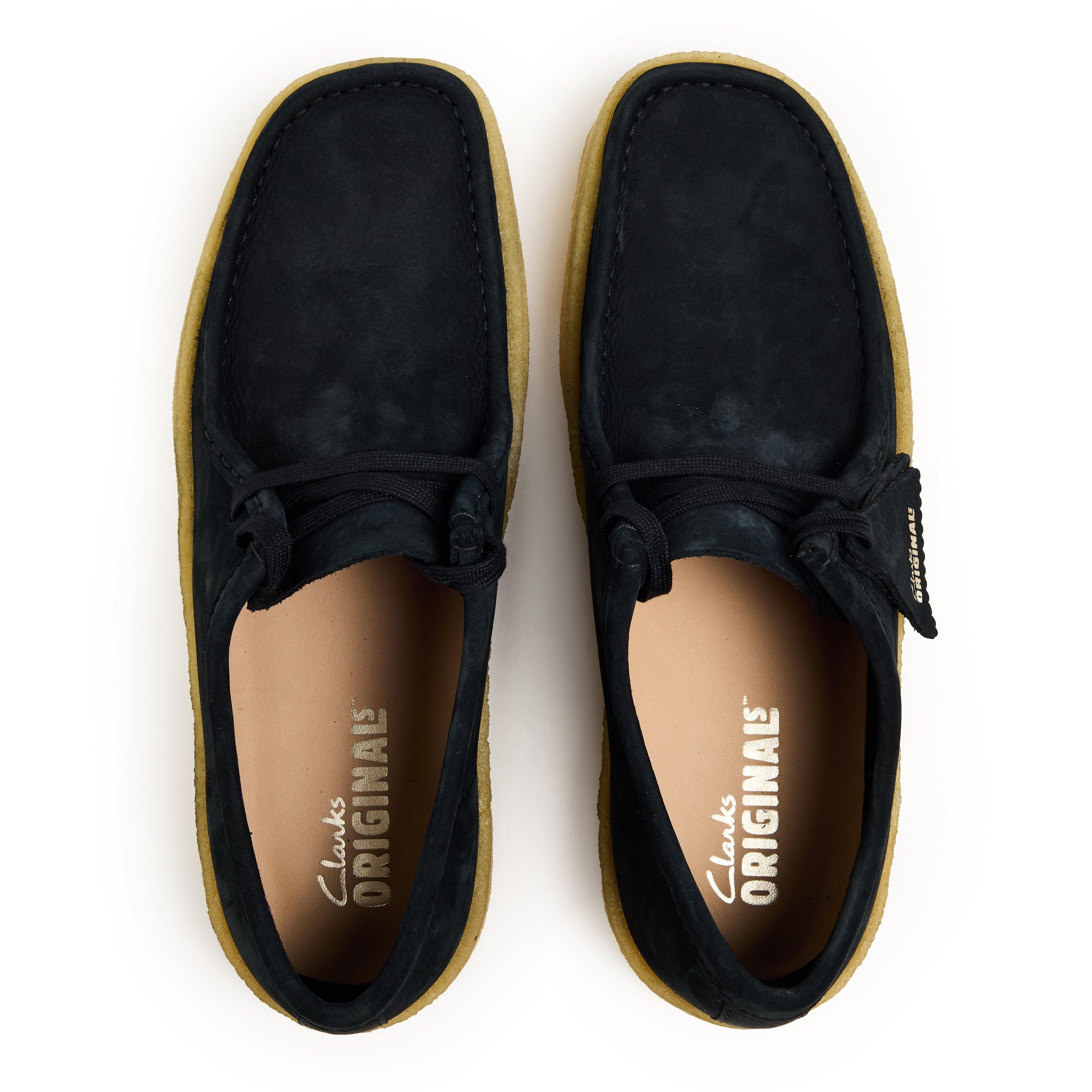 Black - Clarks Originals - Men's Wallabee Cup Boat Shoes - 6