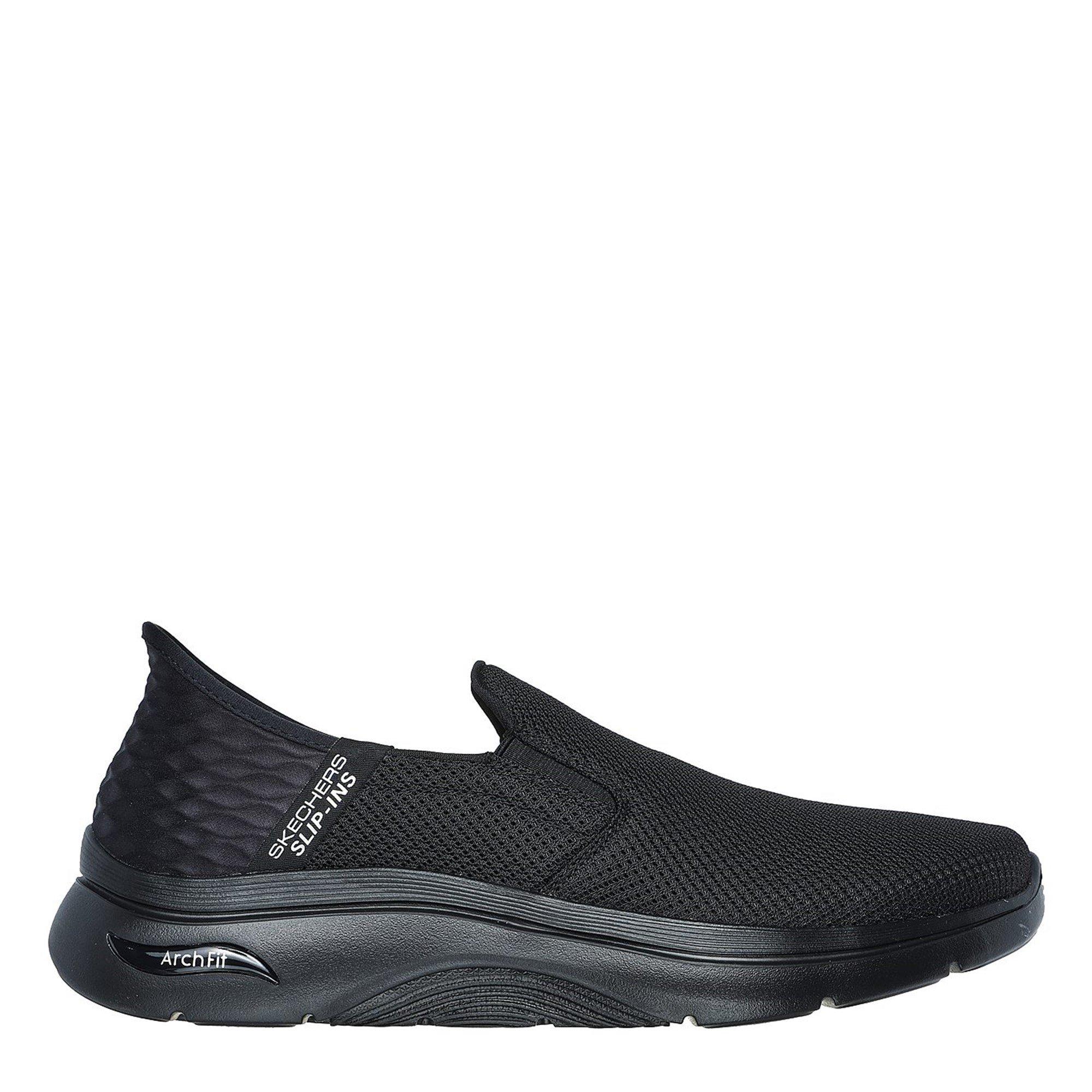 Schwarz - Skechers - Go Walk Arch Fit Slip On Trainers - 3