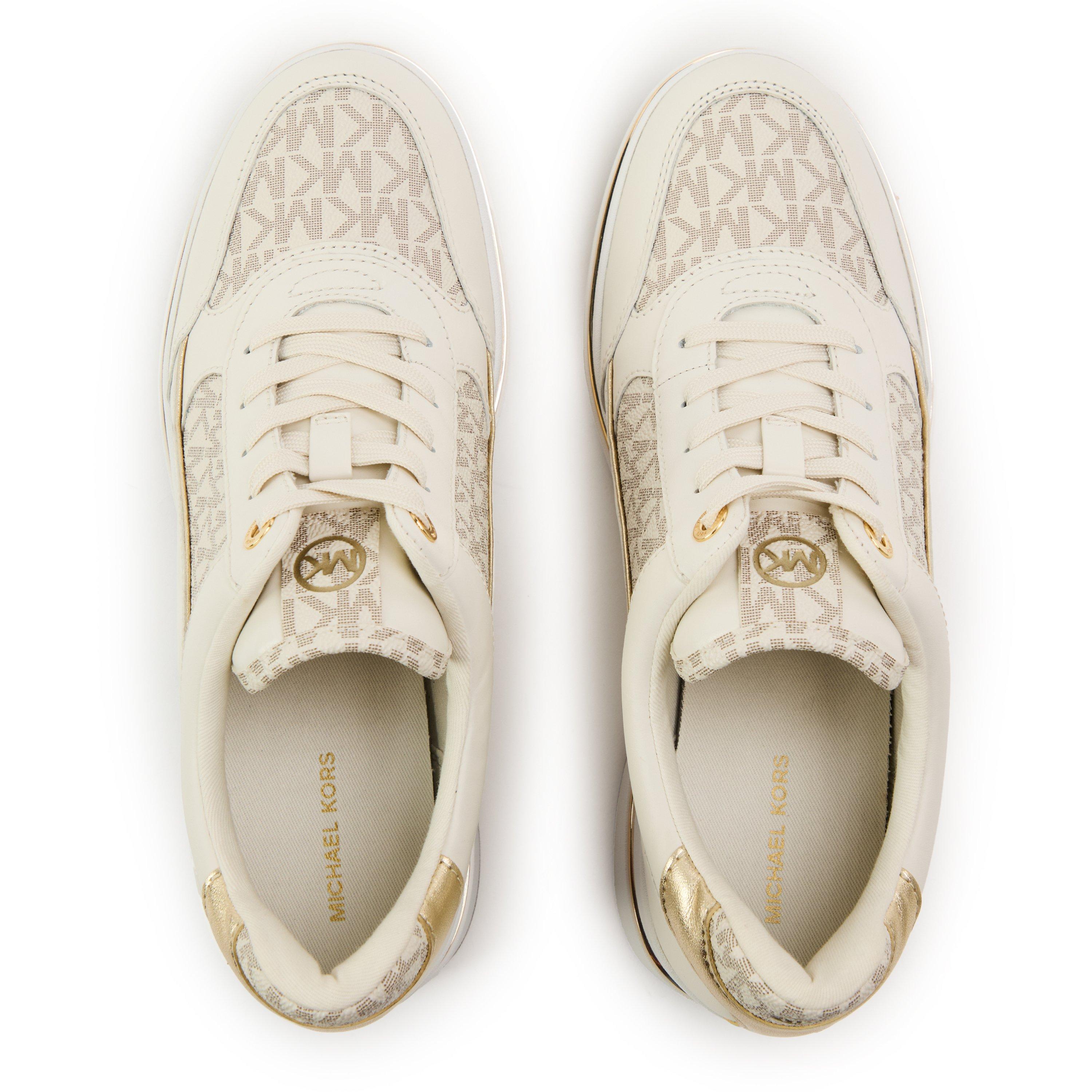 Vanilla/Logo - MICHAEL Michael Kors - MMK Emmy Trainer Ld54 - 3