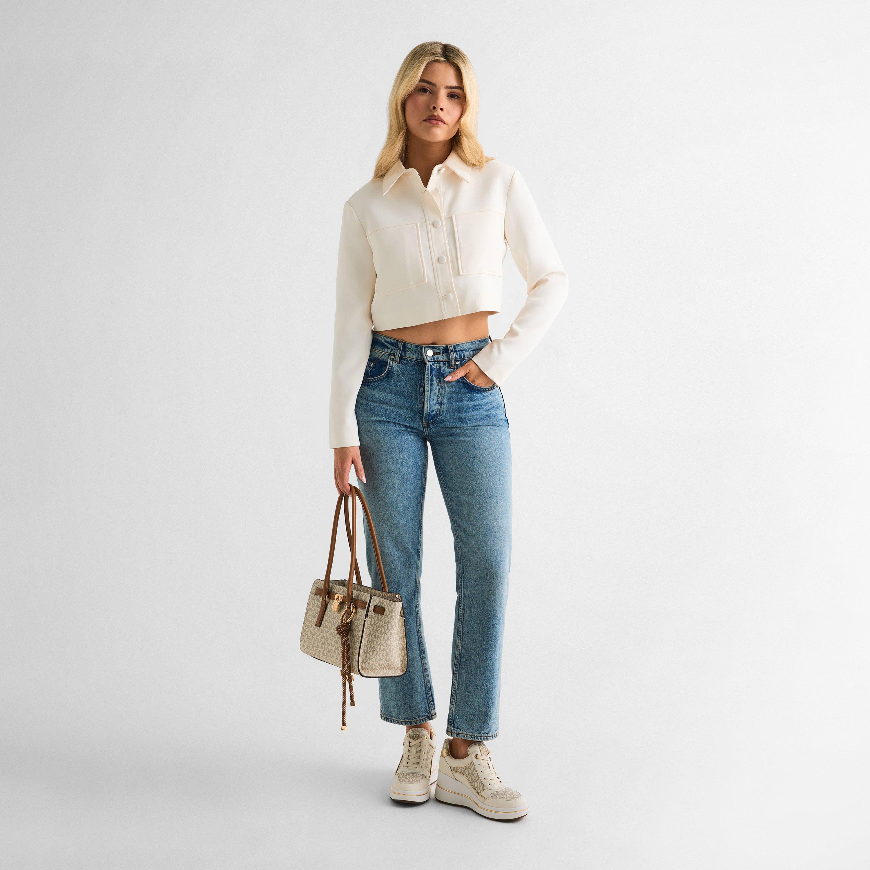 Vanilla/Logo - MICHAEL Michael Kors - MMK Emmy Trainer Ld54 - 6