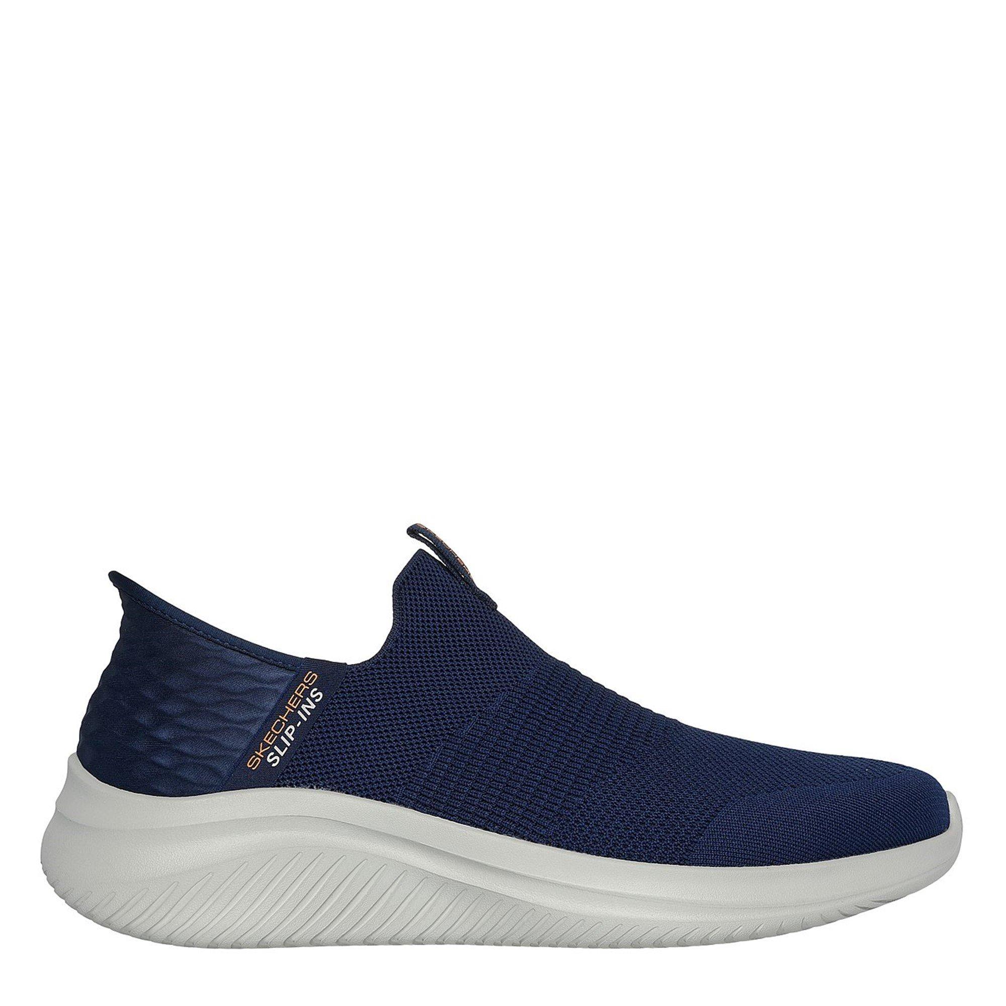 Marine - Skechers - Ultra Flex Smooth Step Slip-On Trainers - 3