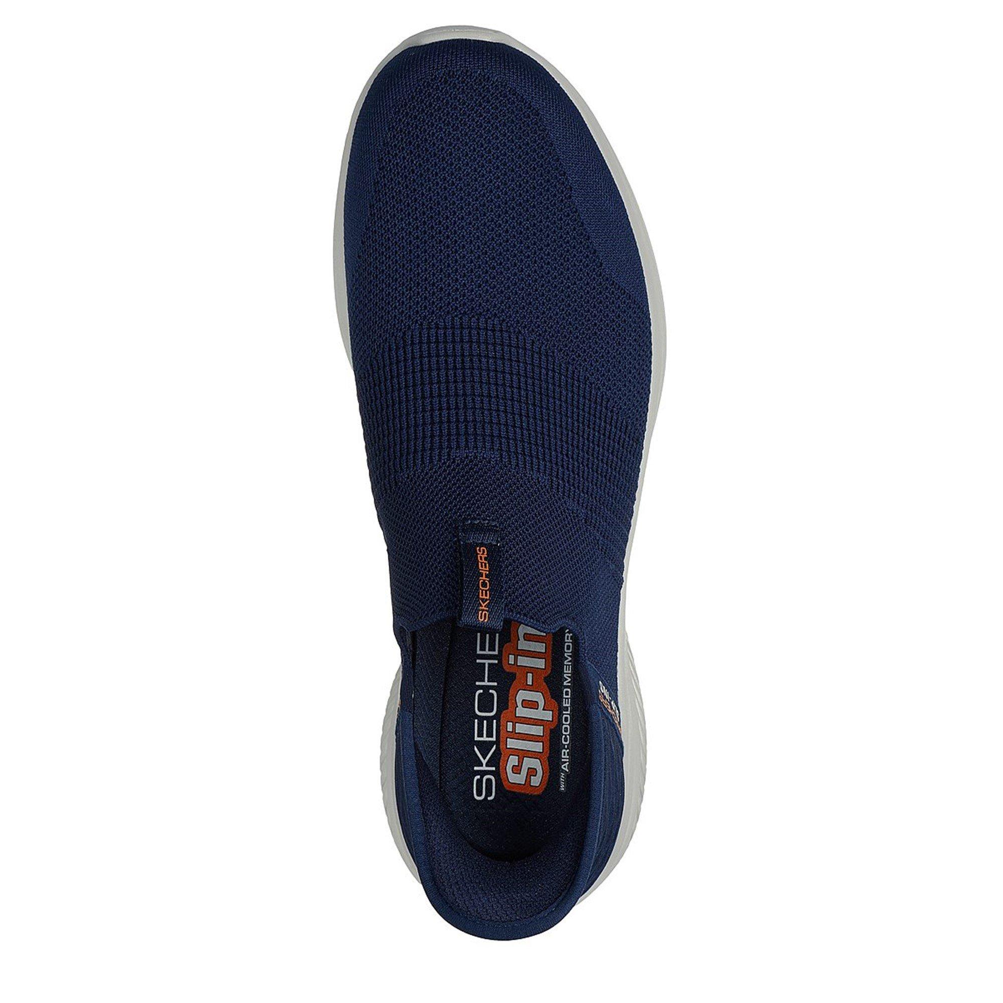 Marine - Skechers - Ultra Flex Smooth Step Slip-On Trainers - 5