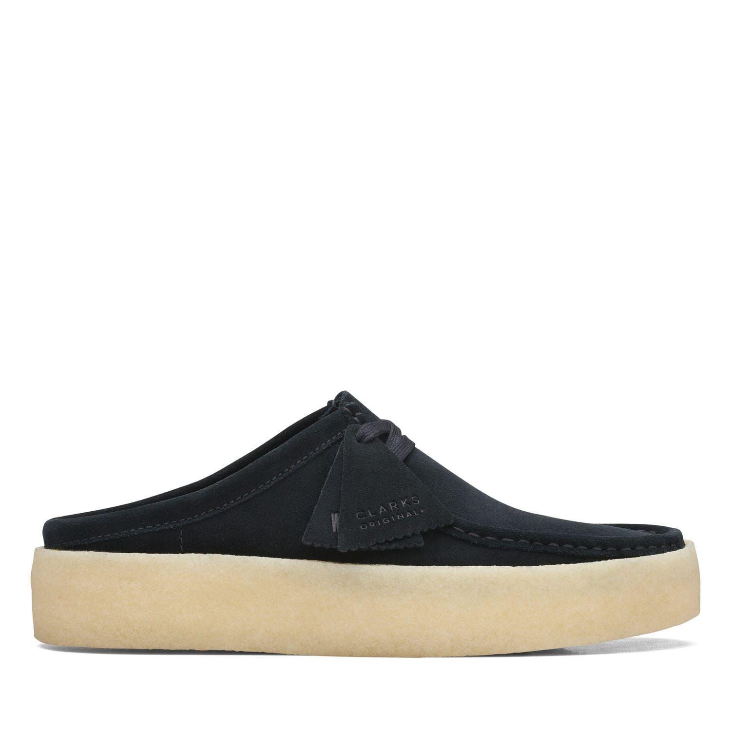 Black - Clarks Originals - Men's Wallabee Cup Suede Boat Shoes - 1