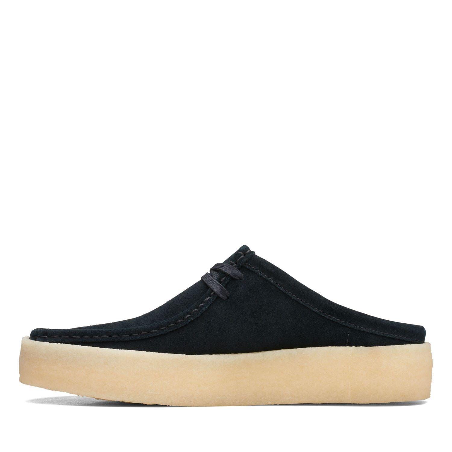 Black - Clarks Originals - Men's Wallabee Cup Suede Boat Shoes - 2