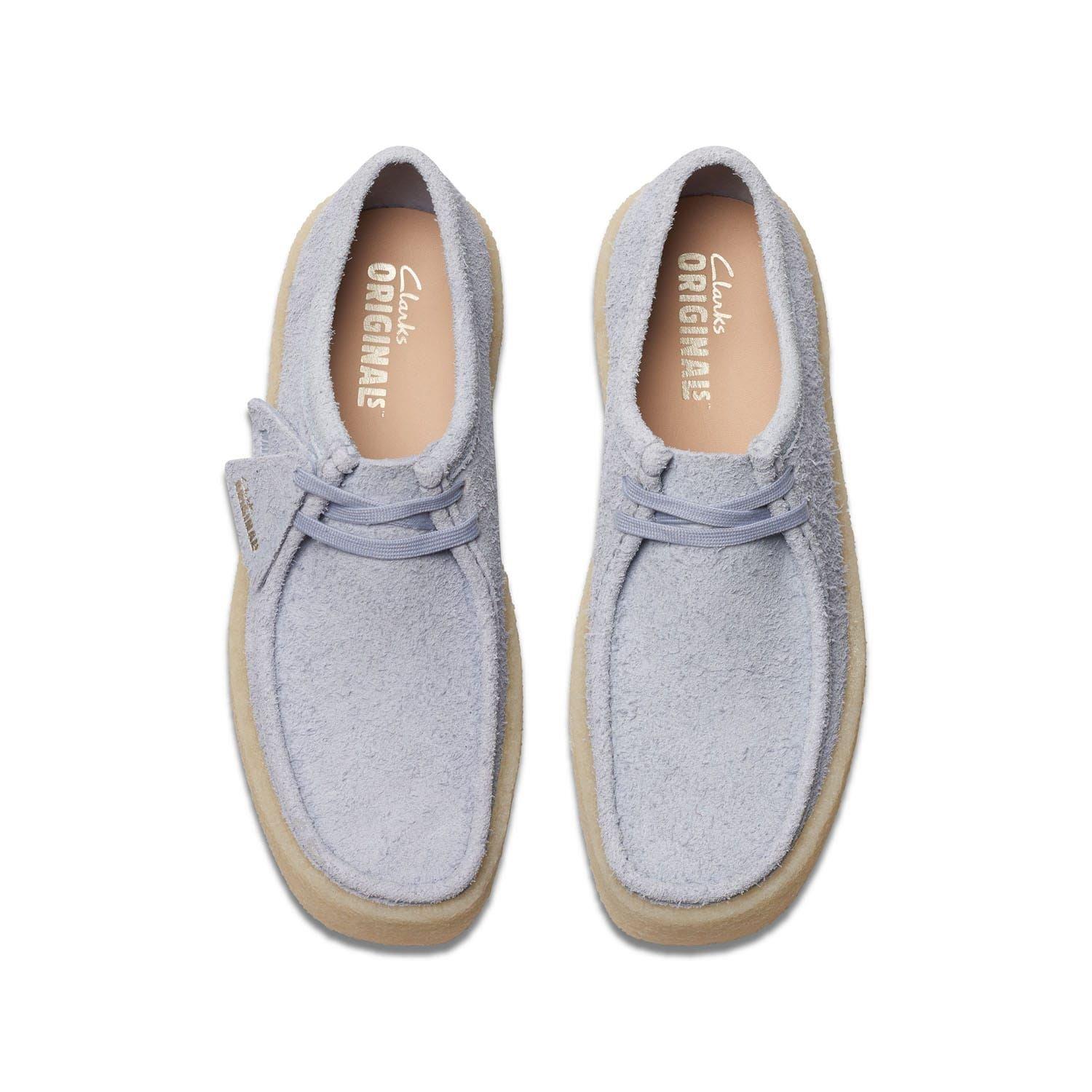Grey - Clarks Originals - Men's Wallabee Cup Suede Boat Shoes - 4