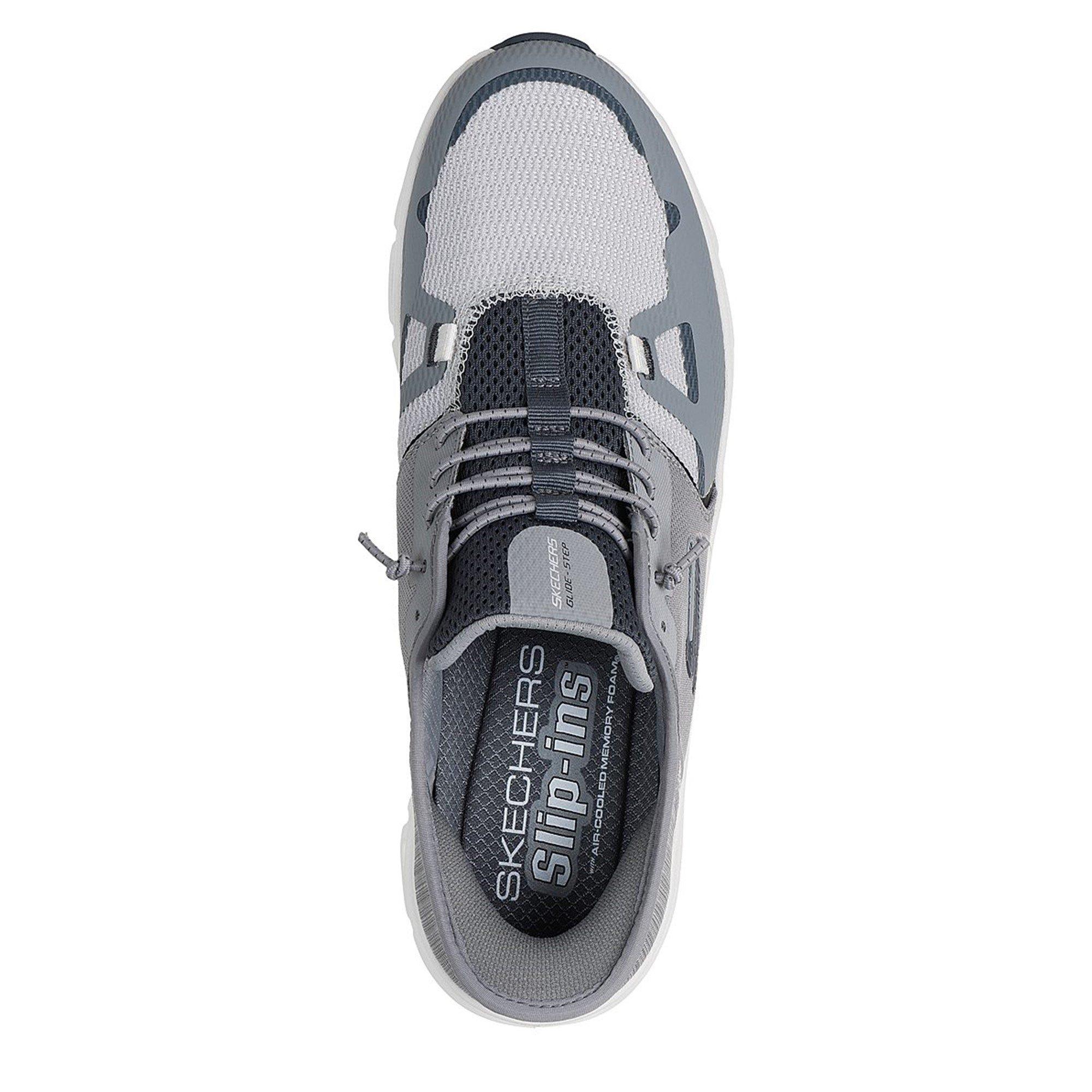 Grijs/Antraciet - Skechers - Glide Step Pro Slip On Trainers - 5