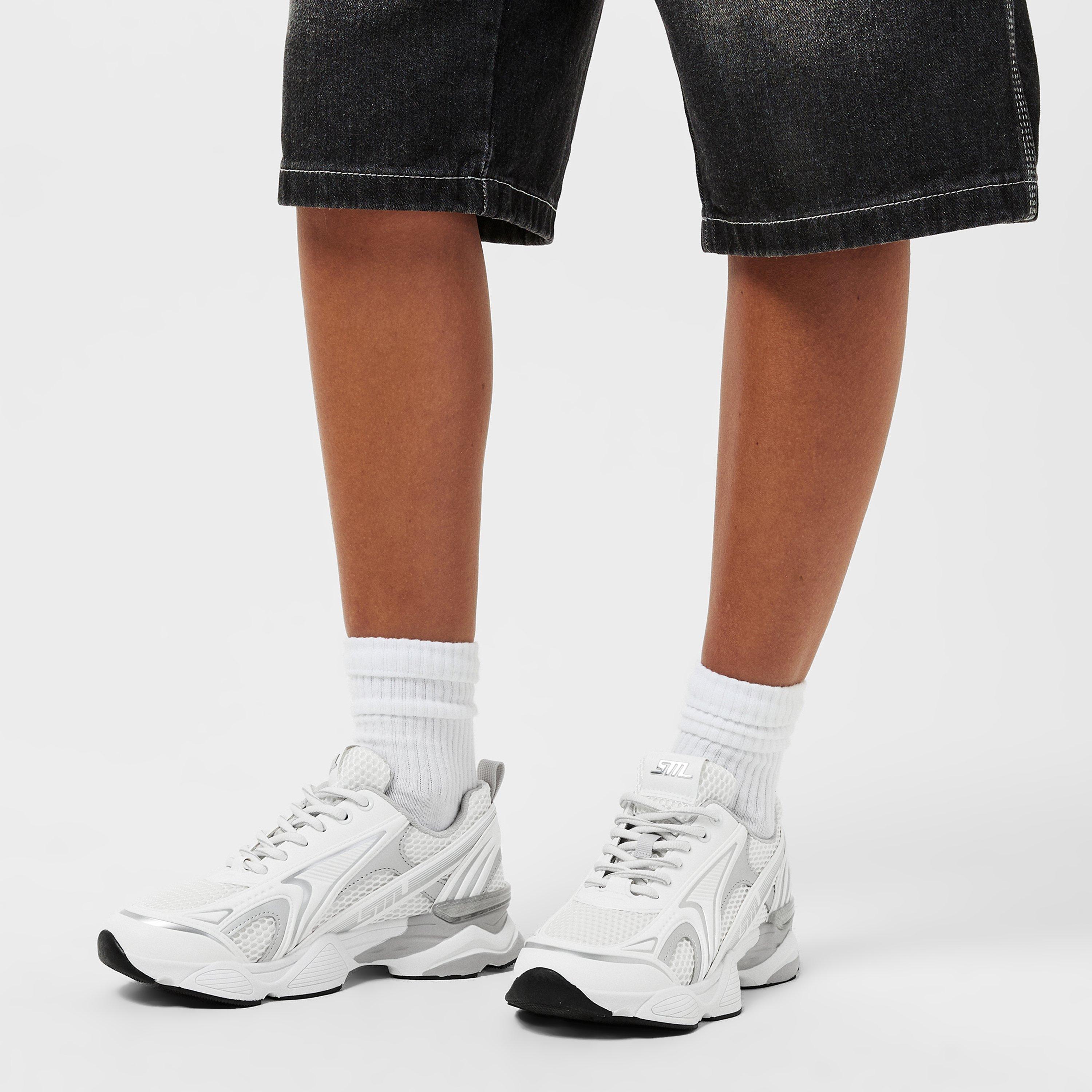 White Multi - Steve Madden - Women's Heritage Low-Top Trainers - 2