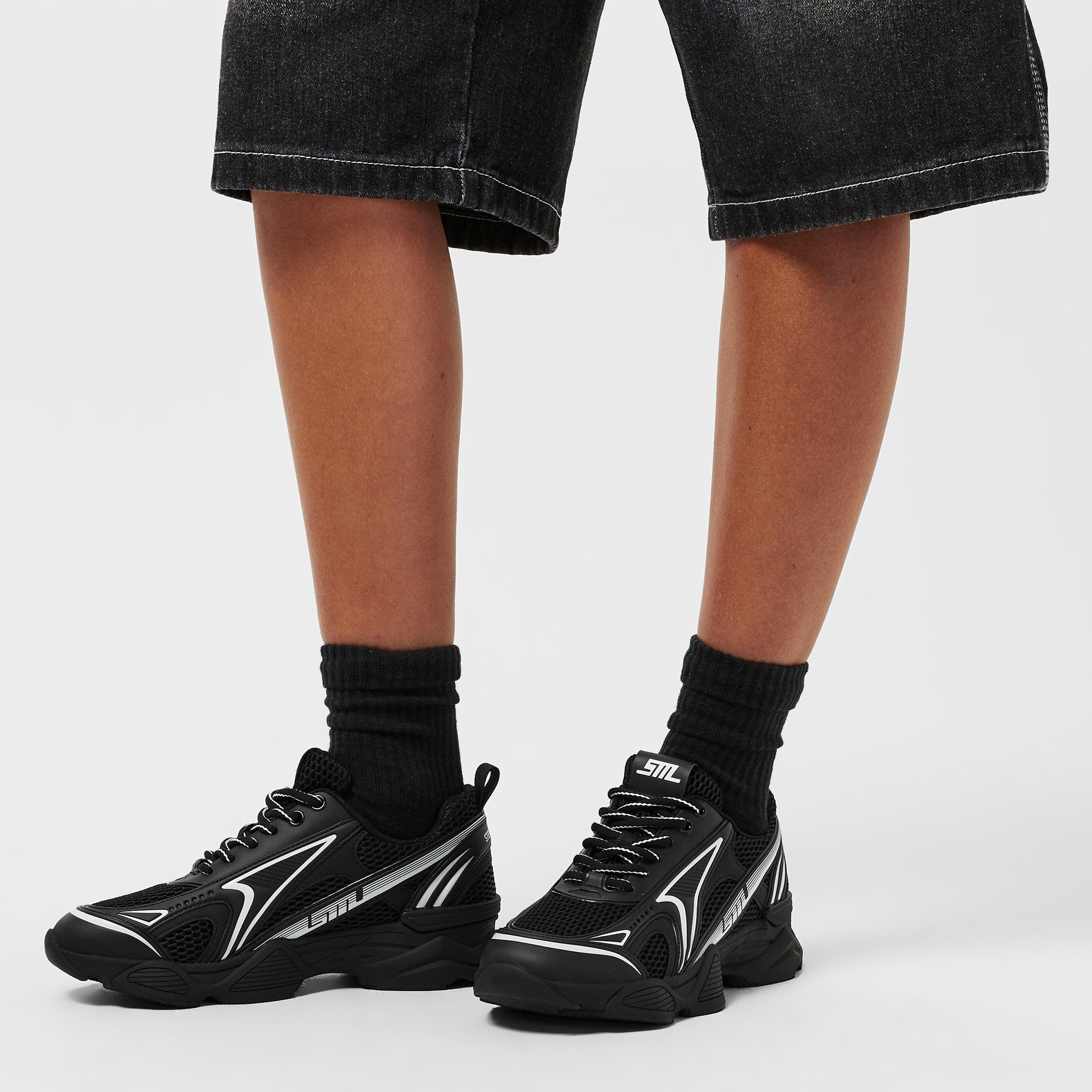 Black Mutli - Steve Madden - Women's Heritage Low-Top Trainers - 2