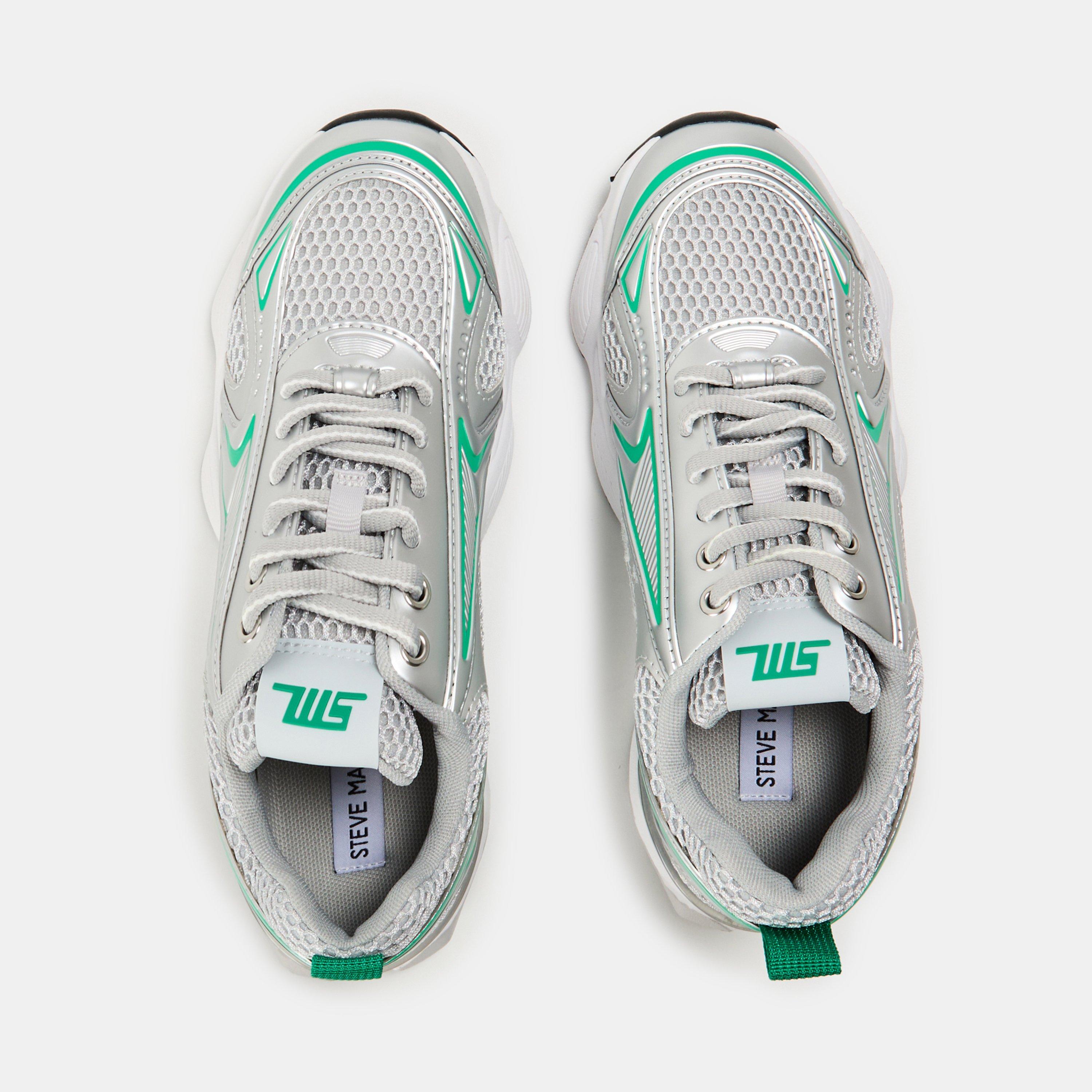 Green Multi - Steve Madden - Women's Heritage Low-Top Trainers - 4