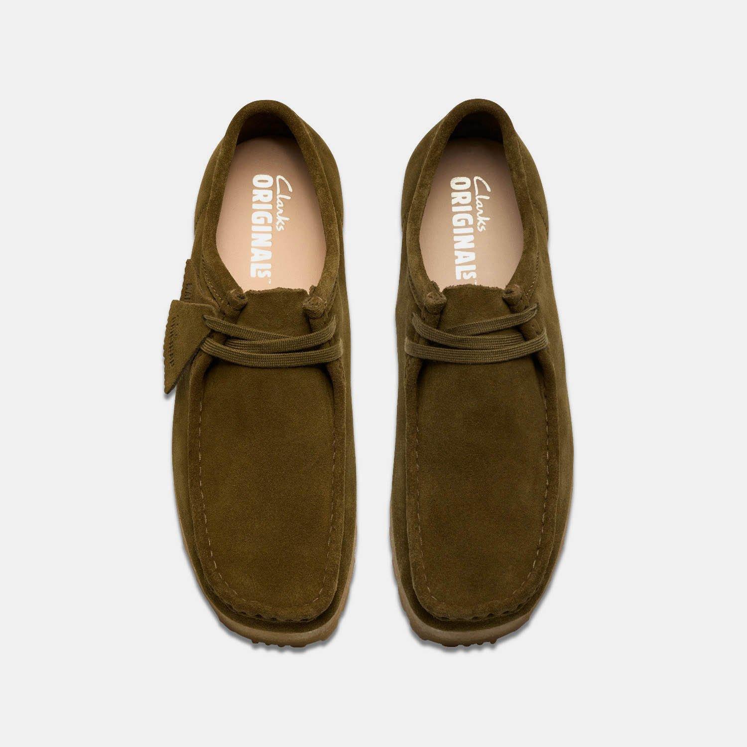 Green - Clarks Originals - Men's Wallabee RB Boat Shoes - 6