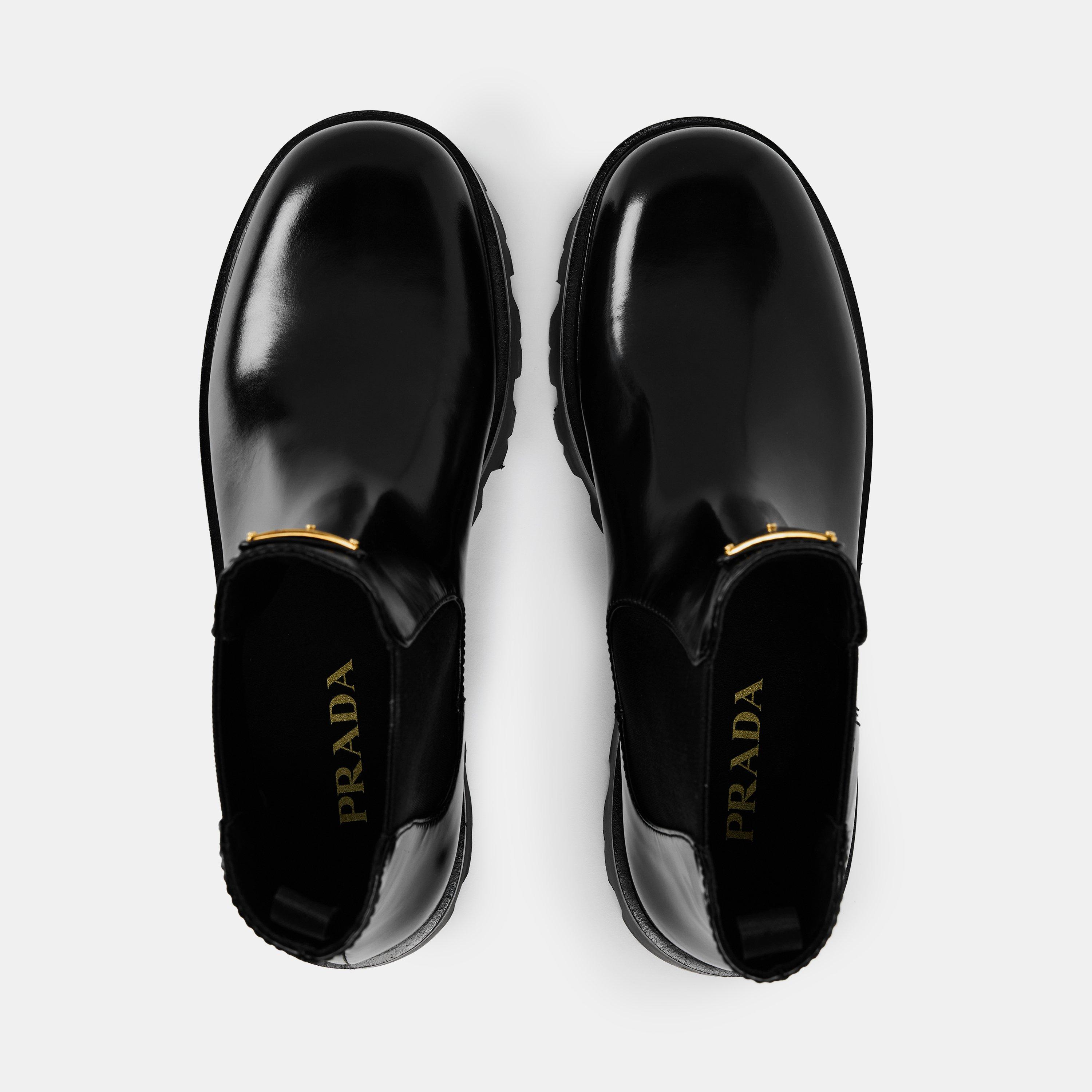 Black - Prada - Women's Chunky Chelsea Boots - 5