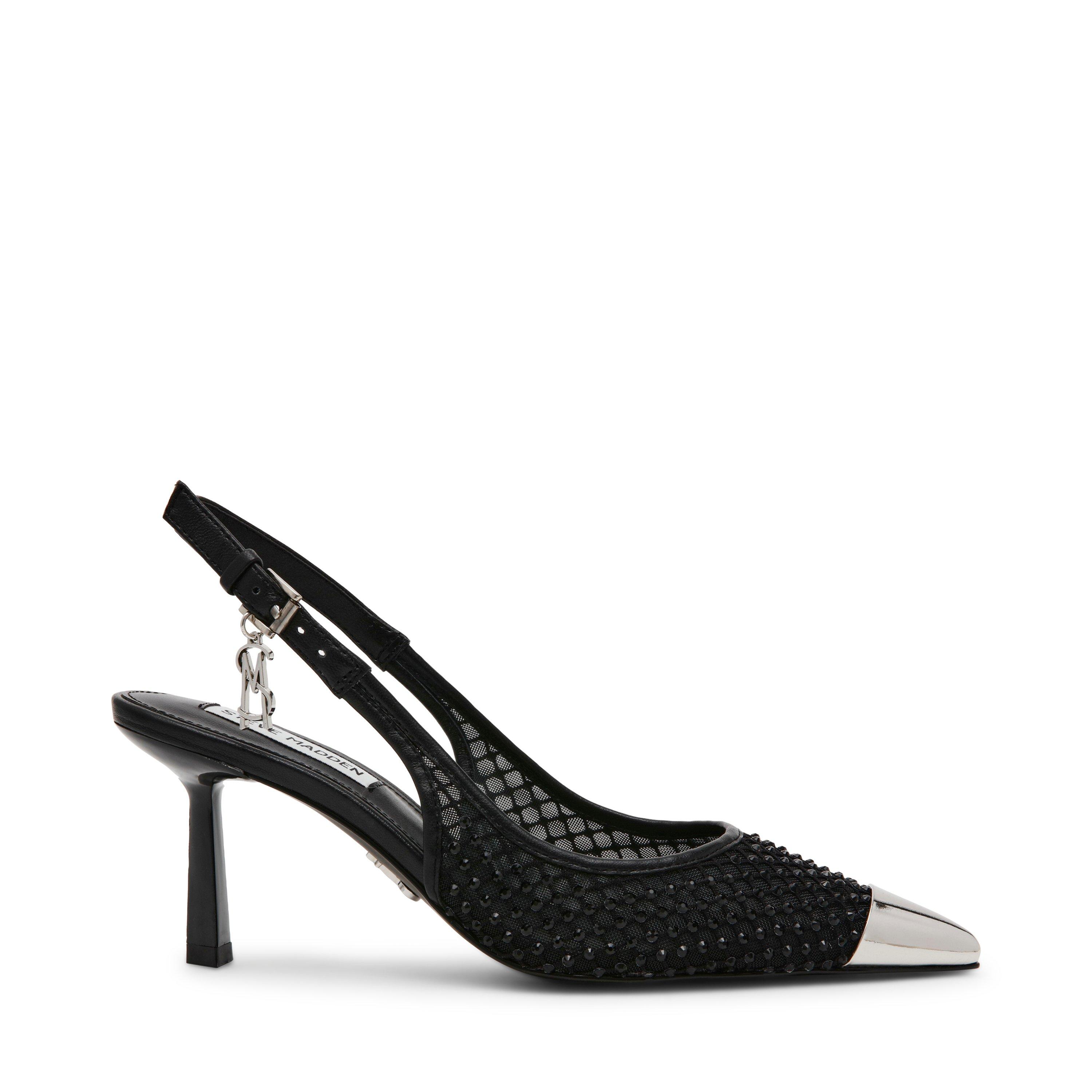 Black - Steve Madden - Women's Vixen Mesh Slingbacks - 1