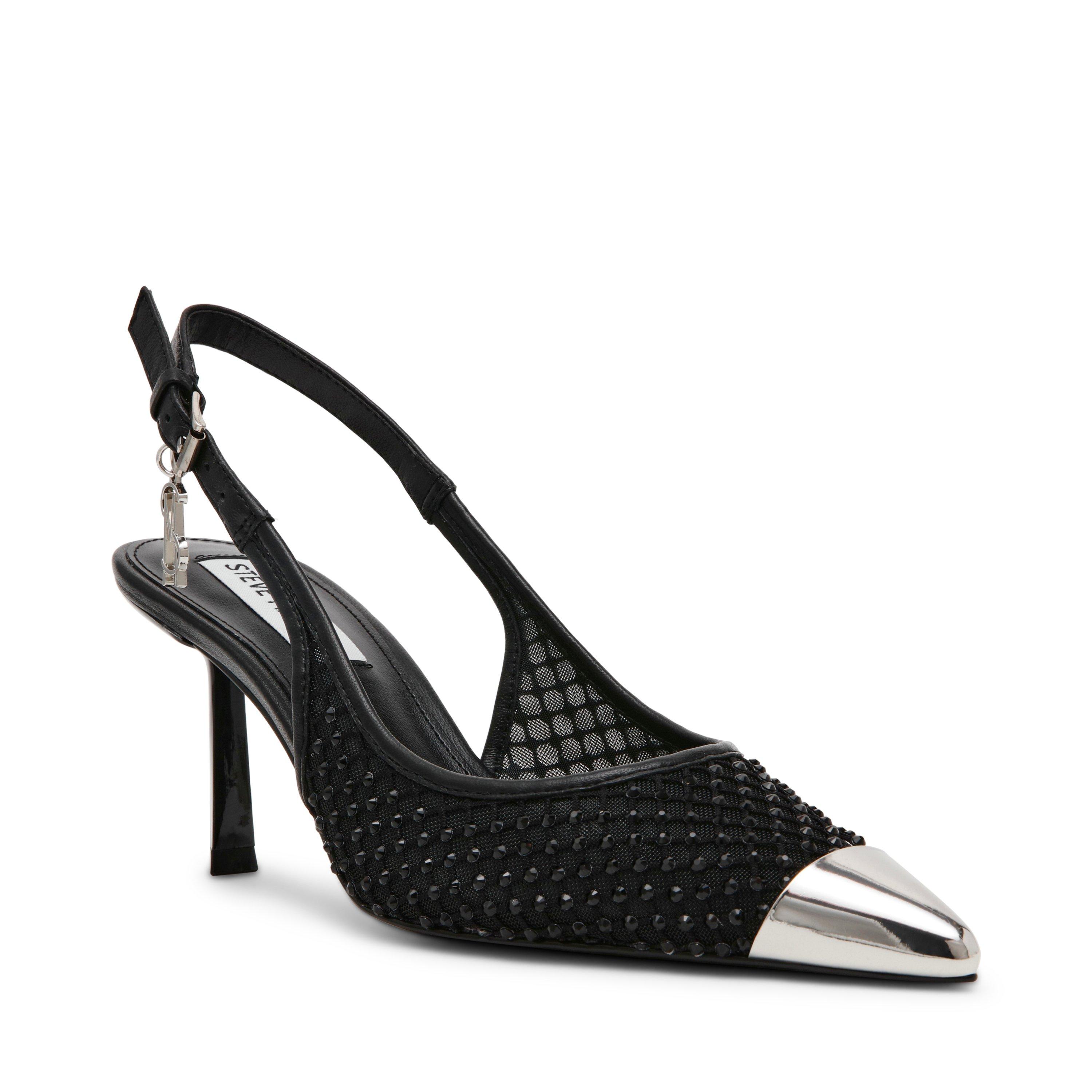 Crna - Steve Madden - Women's Vixen Mesh Slingback - 2