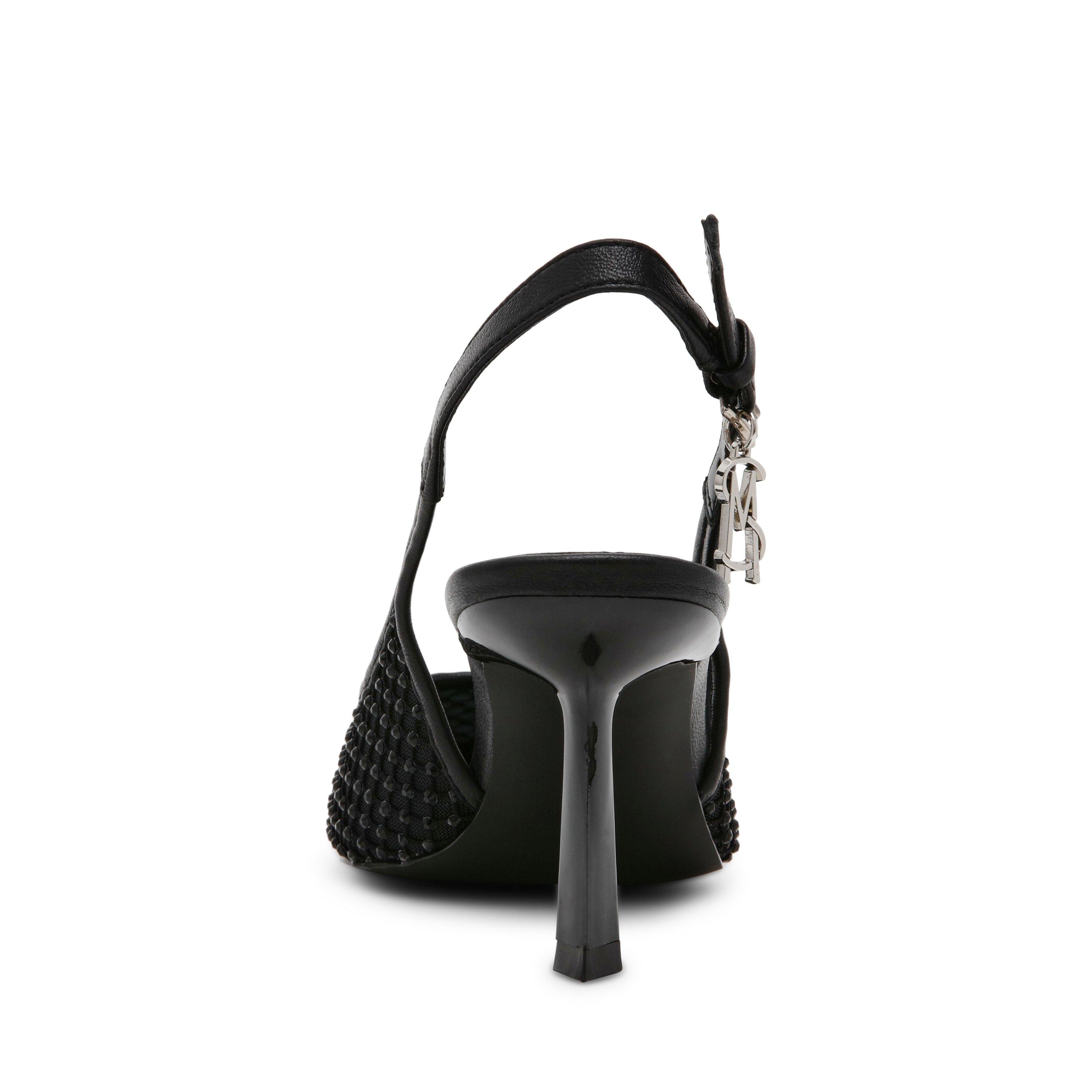 Crna - Steve Madden - Women's Vixen Mesh Slingback - 5