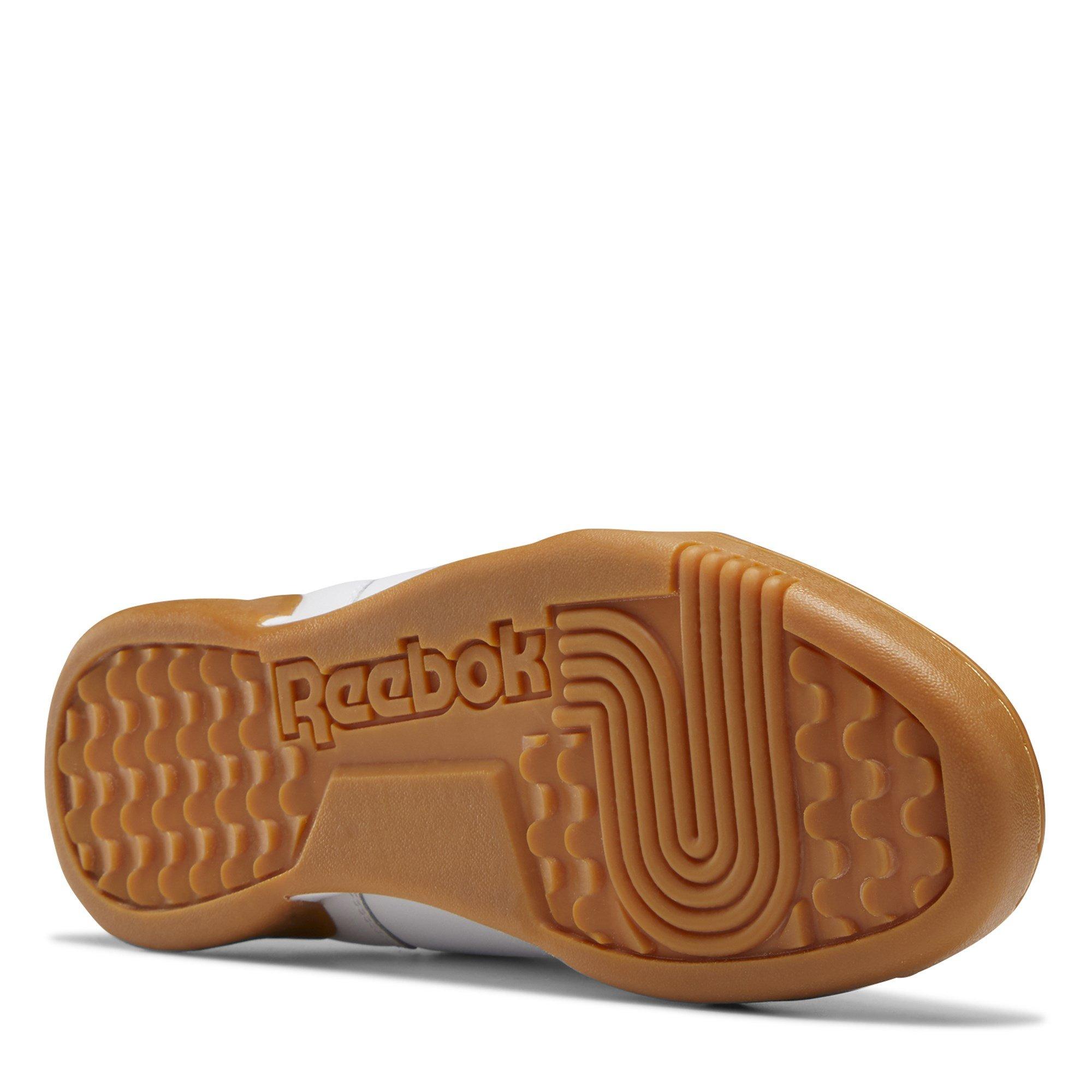 White/Gum - Reebok - Classics Workout Plus Trainers - 6
