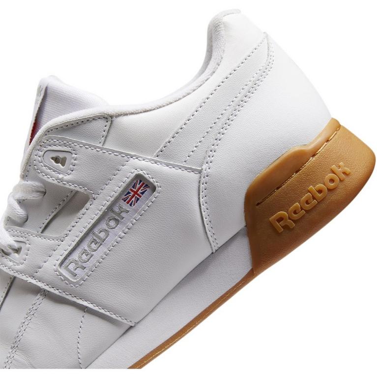 Blanc/Gomme - Reebok - Classics Workout Plus Trainers - 7