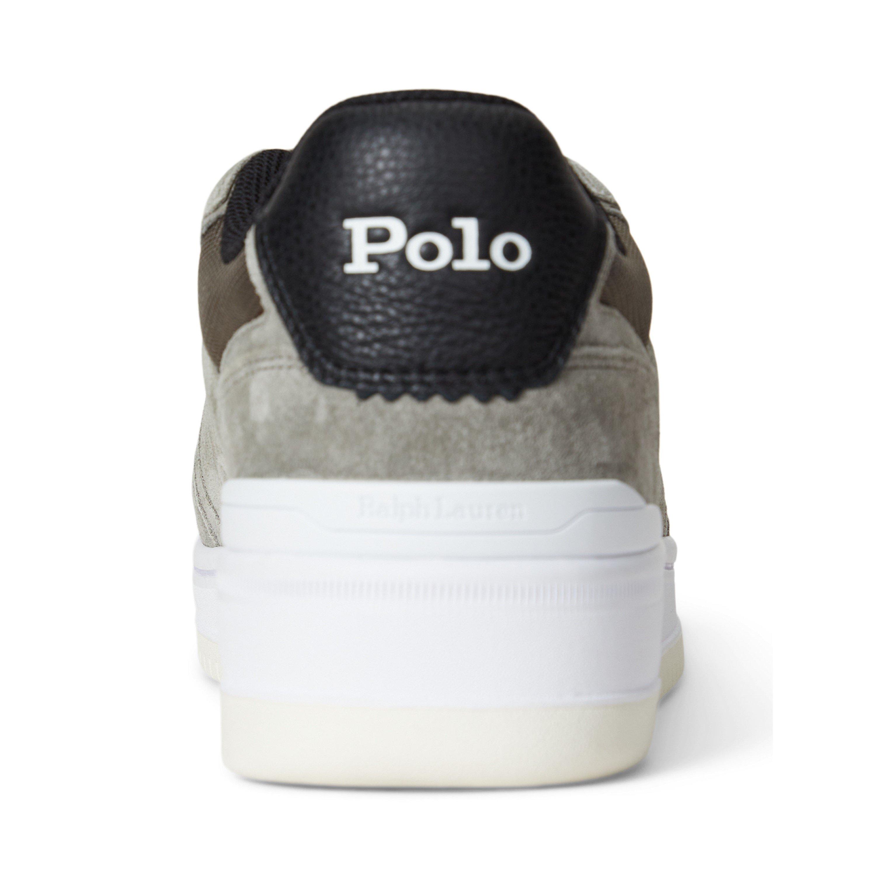 Earth Grey - Polo Ralph Lauren - Men's Open Master Court Trainers - 4