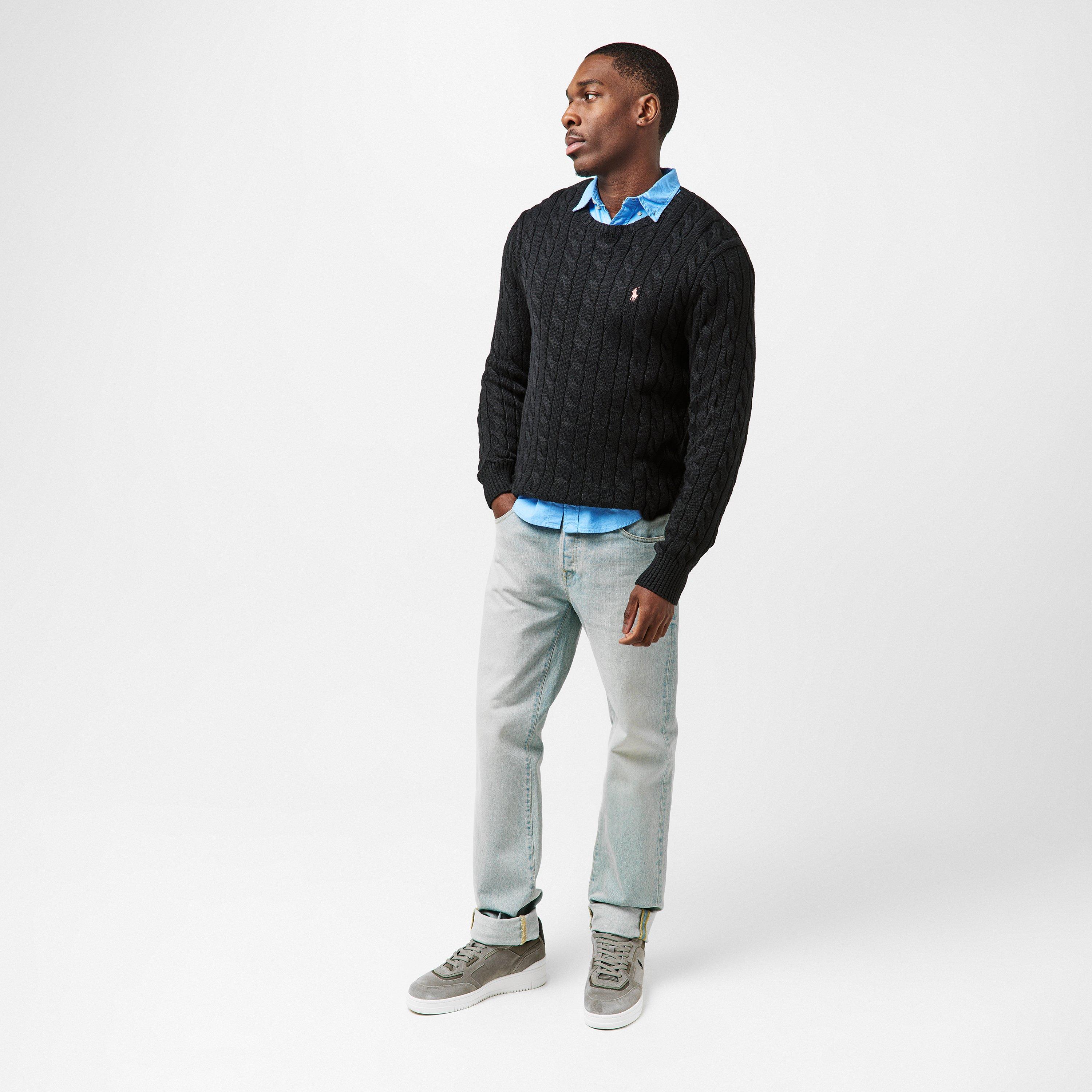 Earth Grey - Polo Ralph Lauren - Men's Open Master Court Trainers - 6