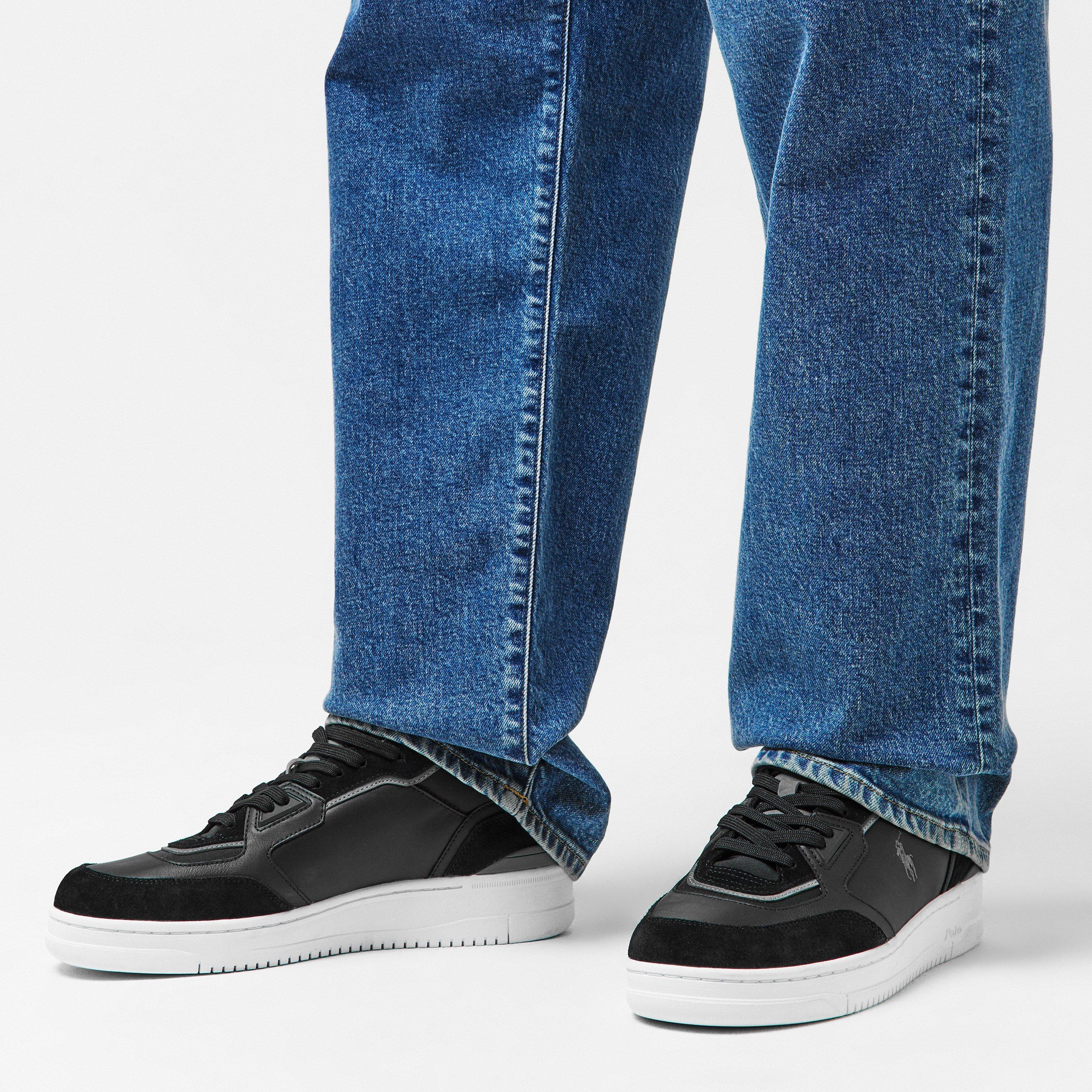 Black/Grey - Polo Ralph Lauren - Men's Open Master Court Trainers - 3