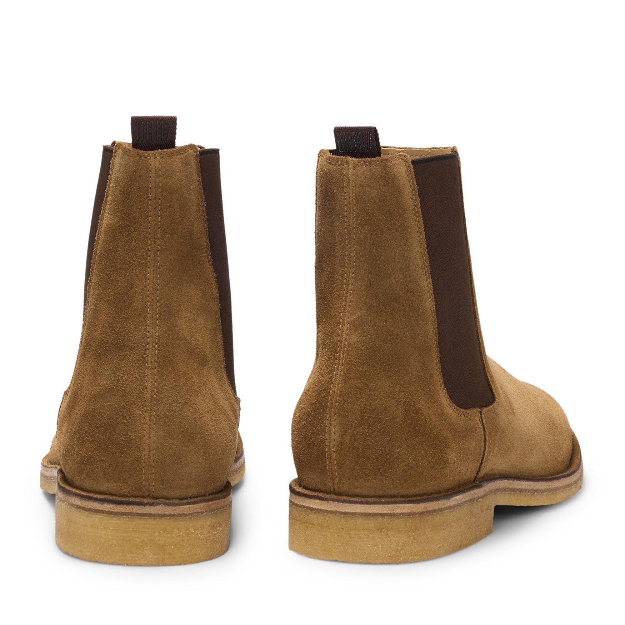 Beige 268 - Boss - Men's Double Breasted Chelsea Boots - 5