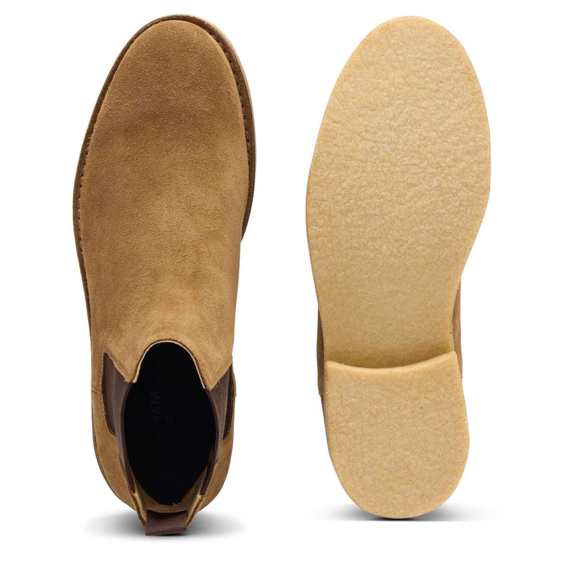 Beige 268 - Boss - Men's Double Breasted Chelsea Boots - 6