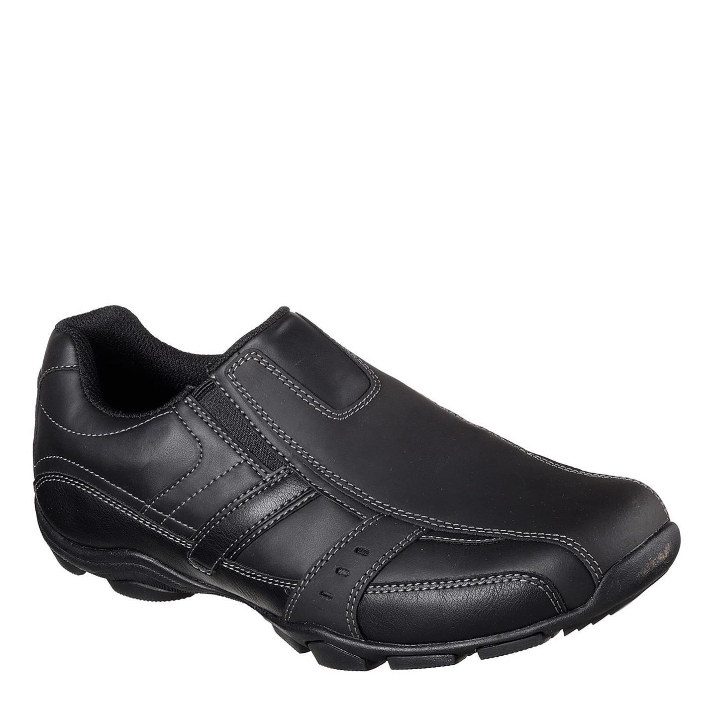 Black - Skechers - Marter Casual Slip On Shoes Mens - 2