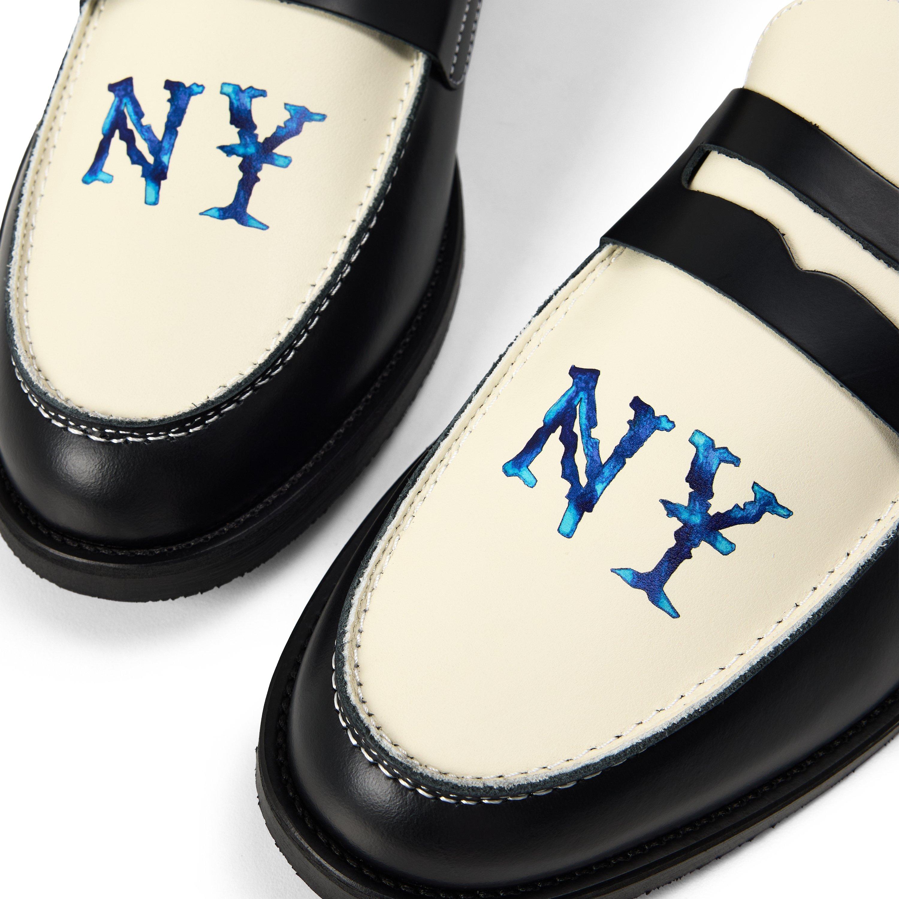 Black/White - Duke and Dexter - Men's NY Penny Loafers - 3