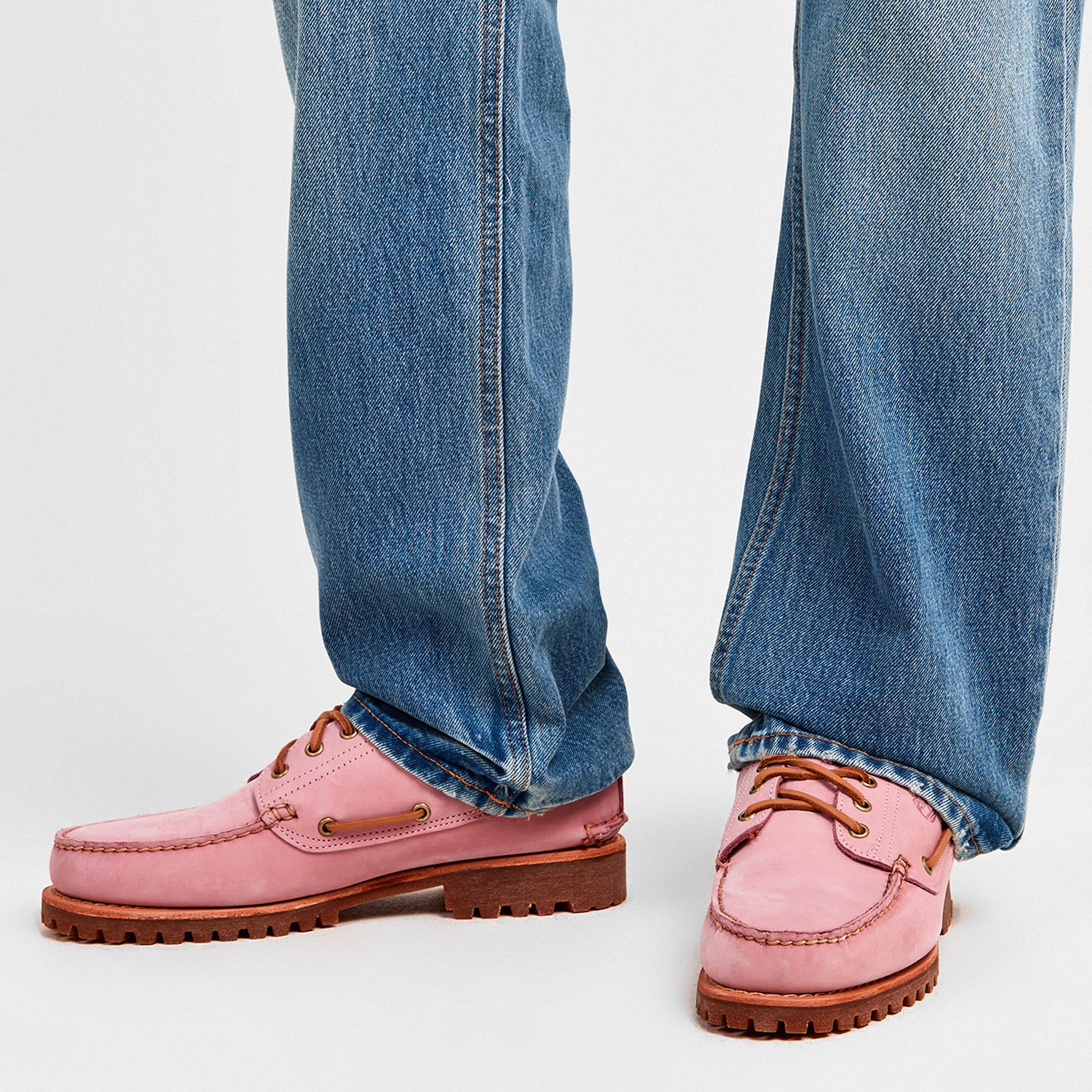 Med Pink - Timberland - Mens Authentic Boat Shoe - 3