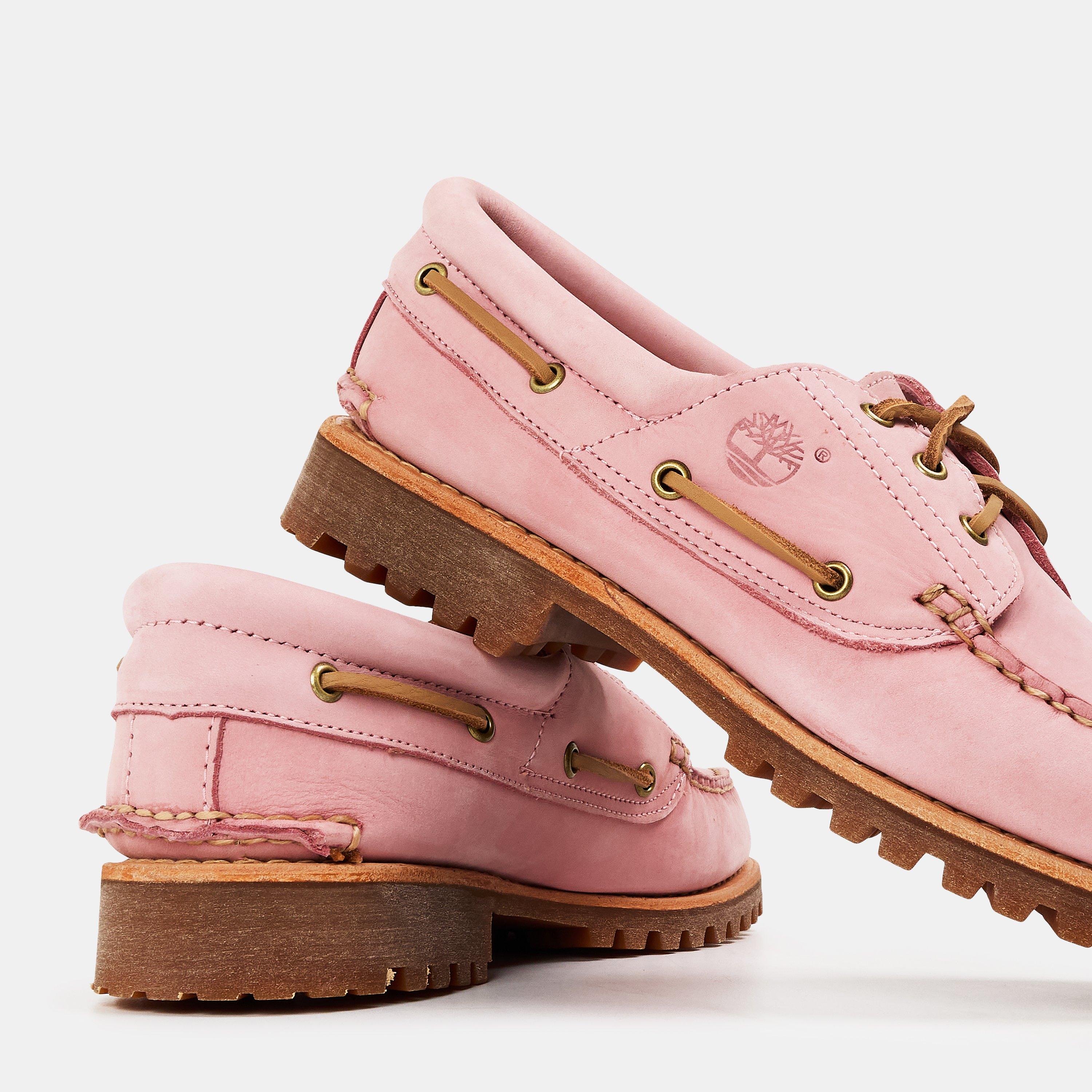 Med Pink - Timberland - Mens Authentic Boat Shoe - 4