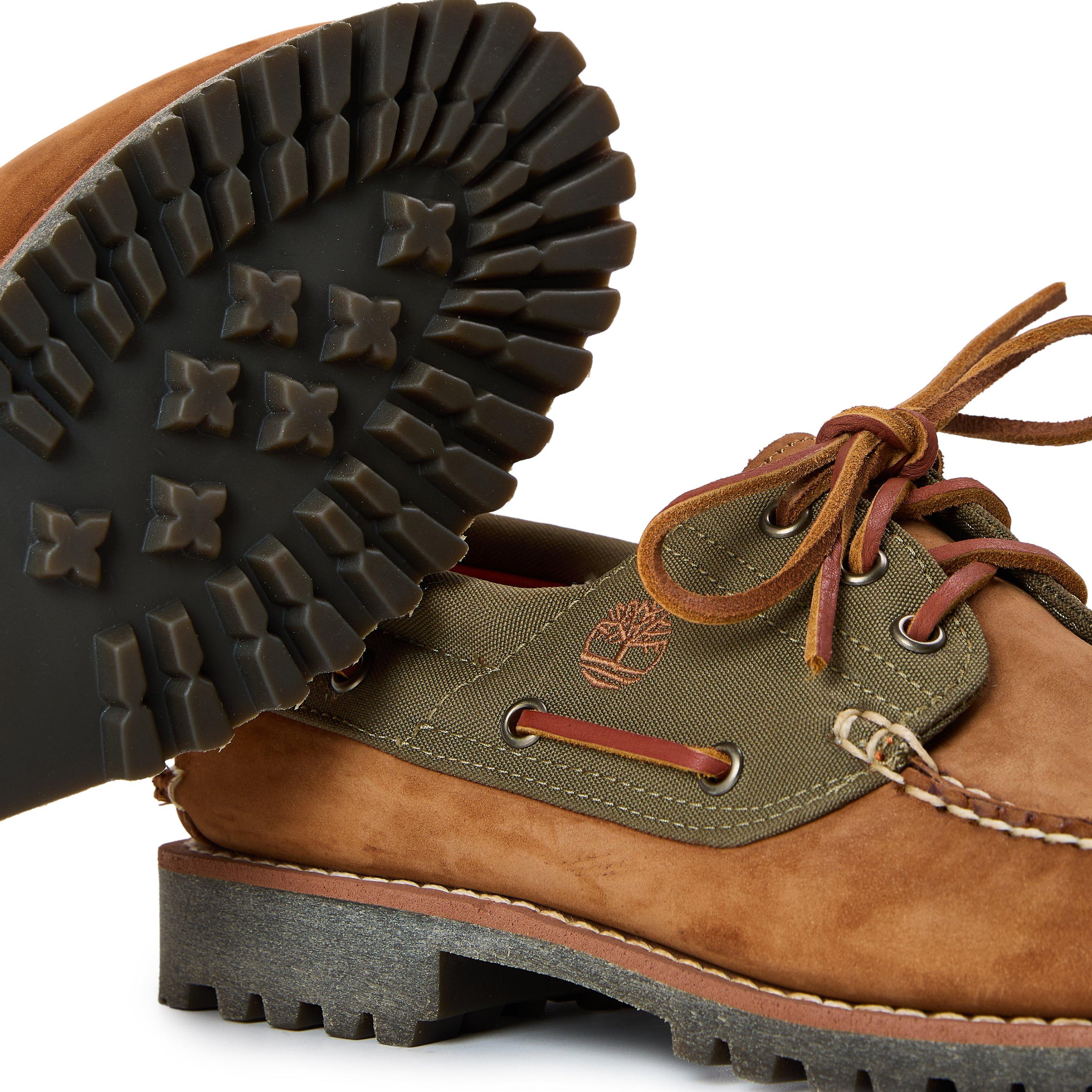 Med Brown - Timberland - Mens Authentic Boat Shoe - 3
