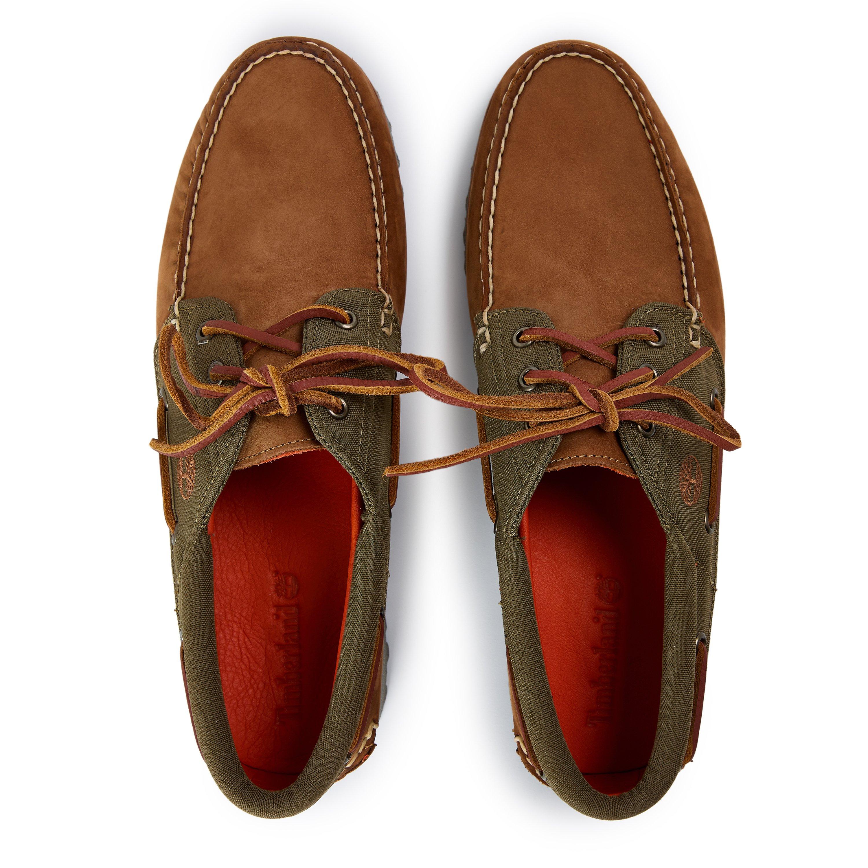 Med Brown - Timberland - Mens Authentic Boat Shoe - 4