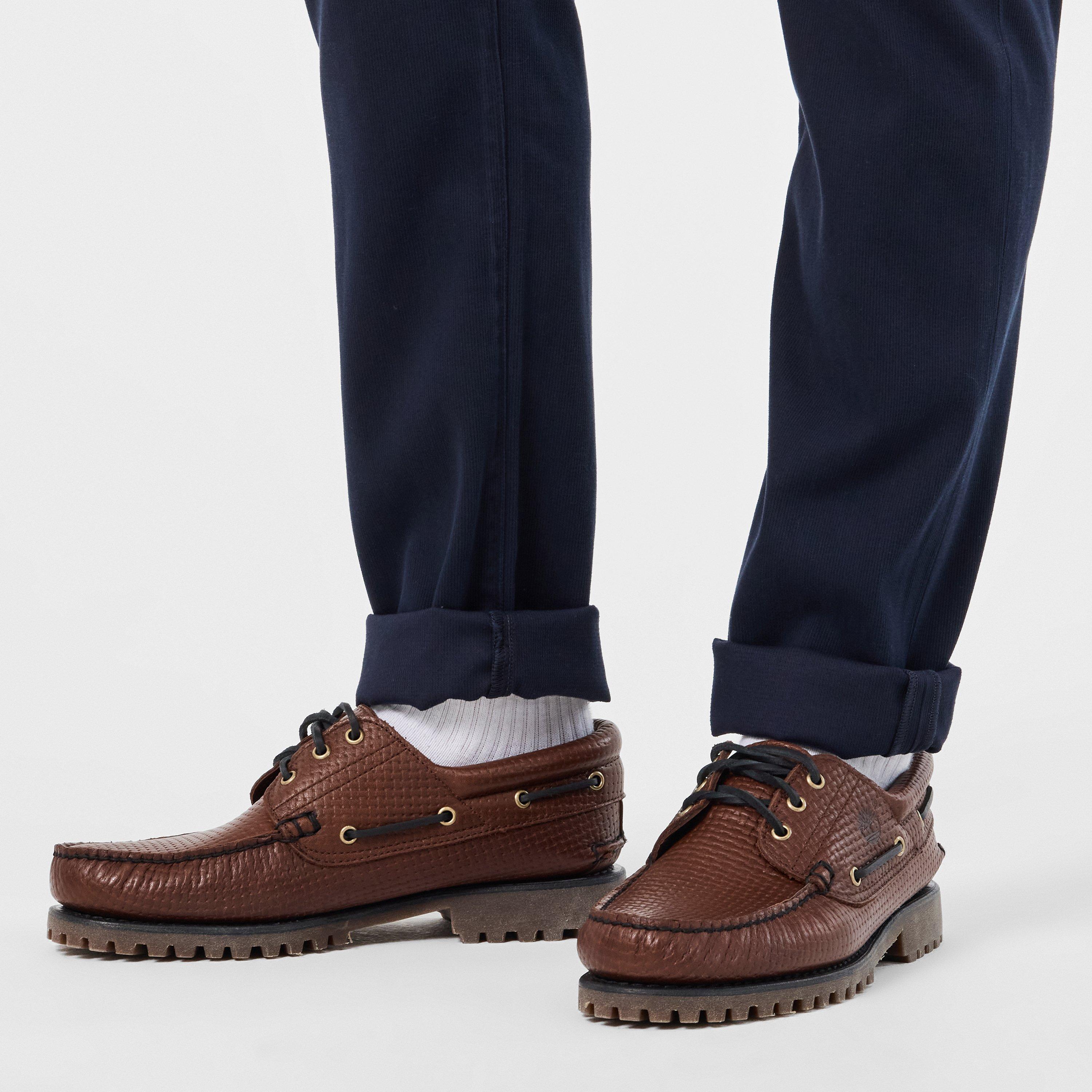 Med Brown - Timberland - Mens Authentic Boat Shoe - 3