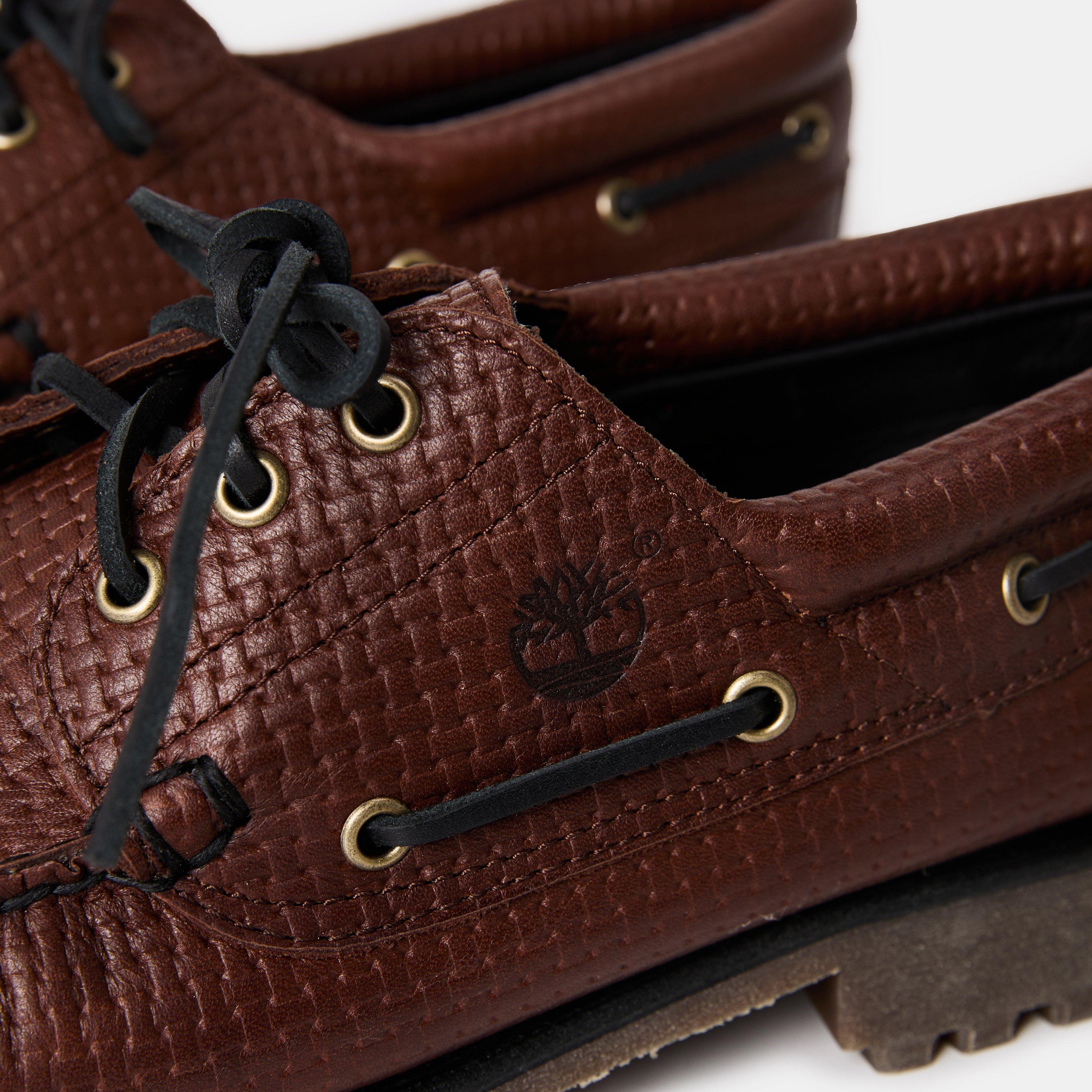 Med Brown - Timberland - Mens Authentic Boat Shoe - 4