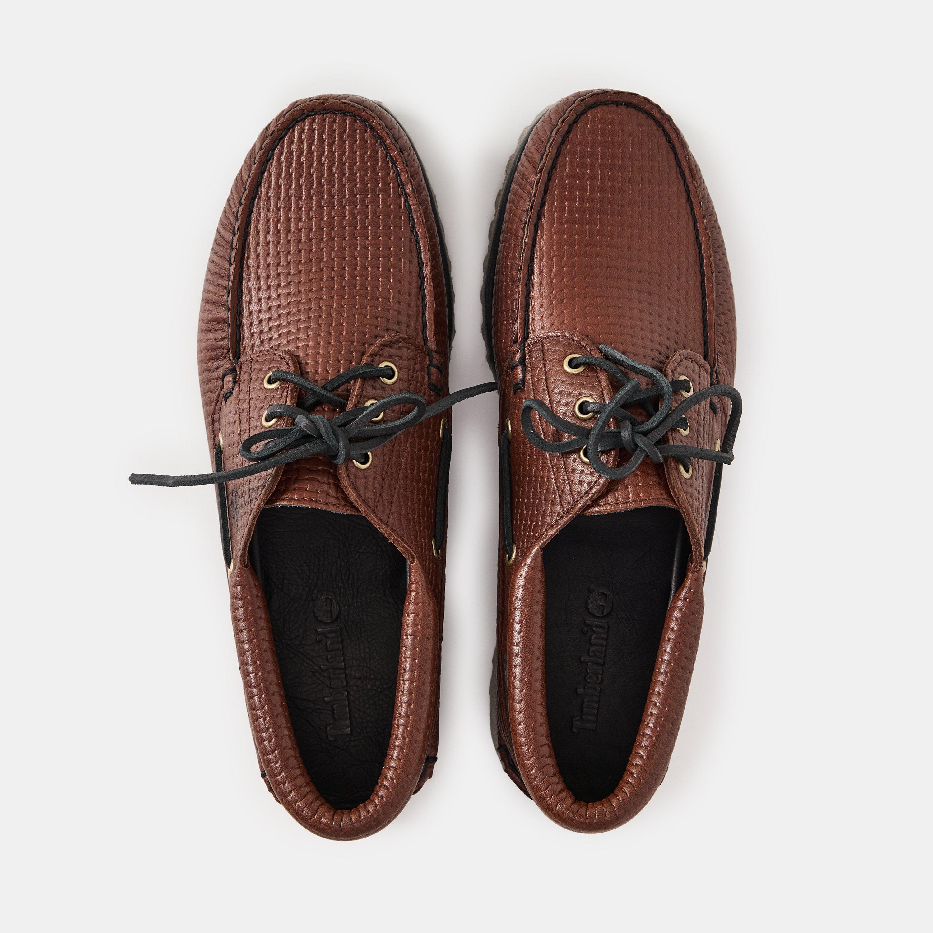 Med Brown - Timberland - Mens Authentic Boat Shoe - 5