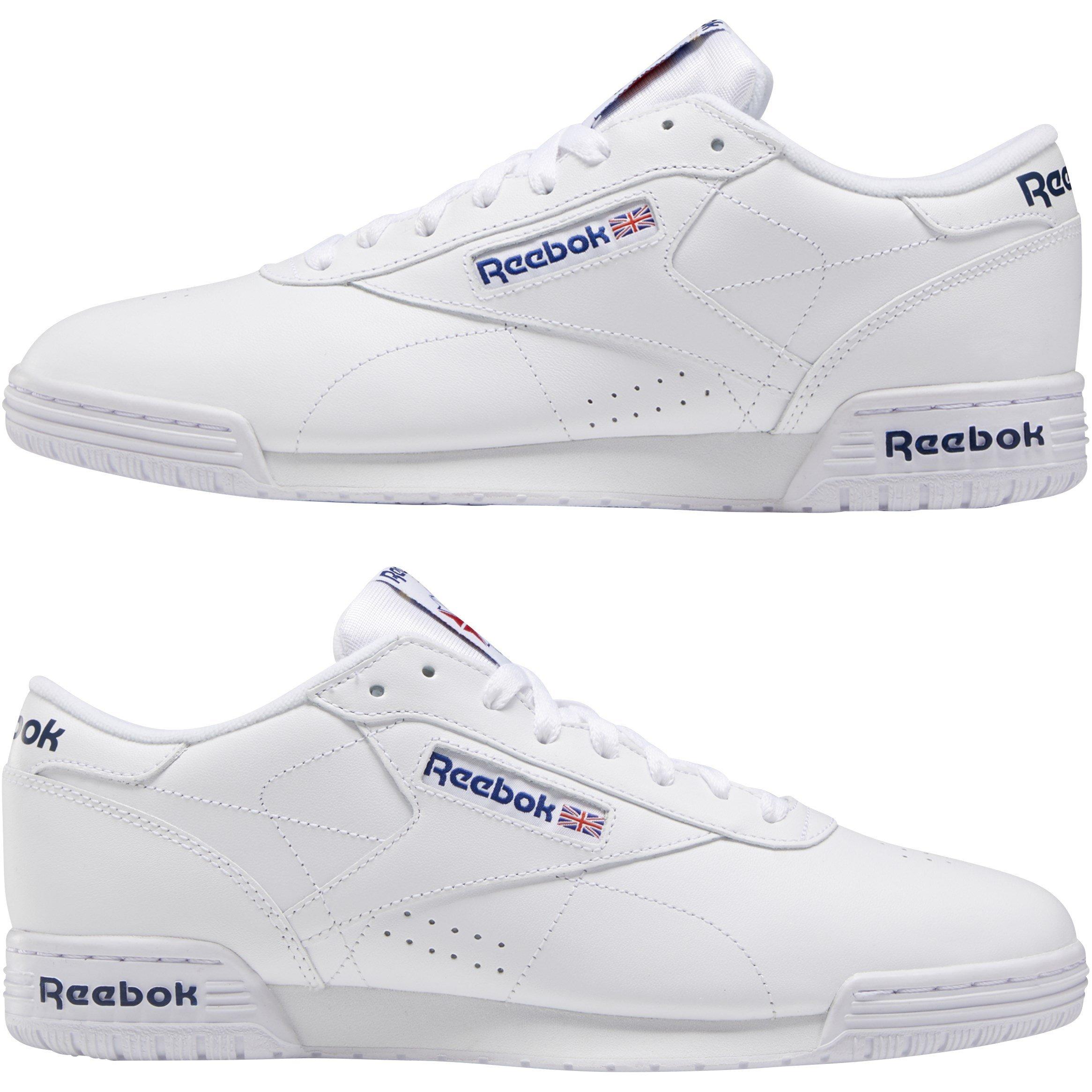 White/RoyBlue - Reebok - Exofit Low Mens Trainers - 10