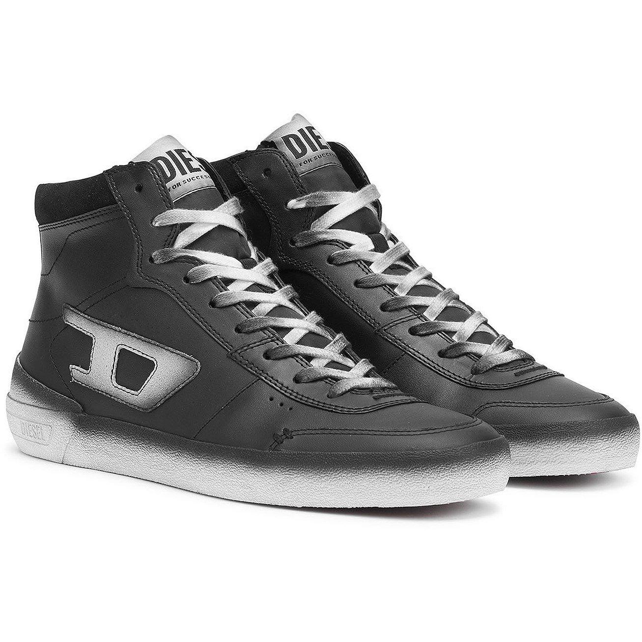 White/Black - Diesel - Men's Chunky Trainers - 2